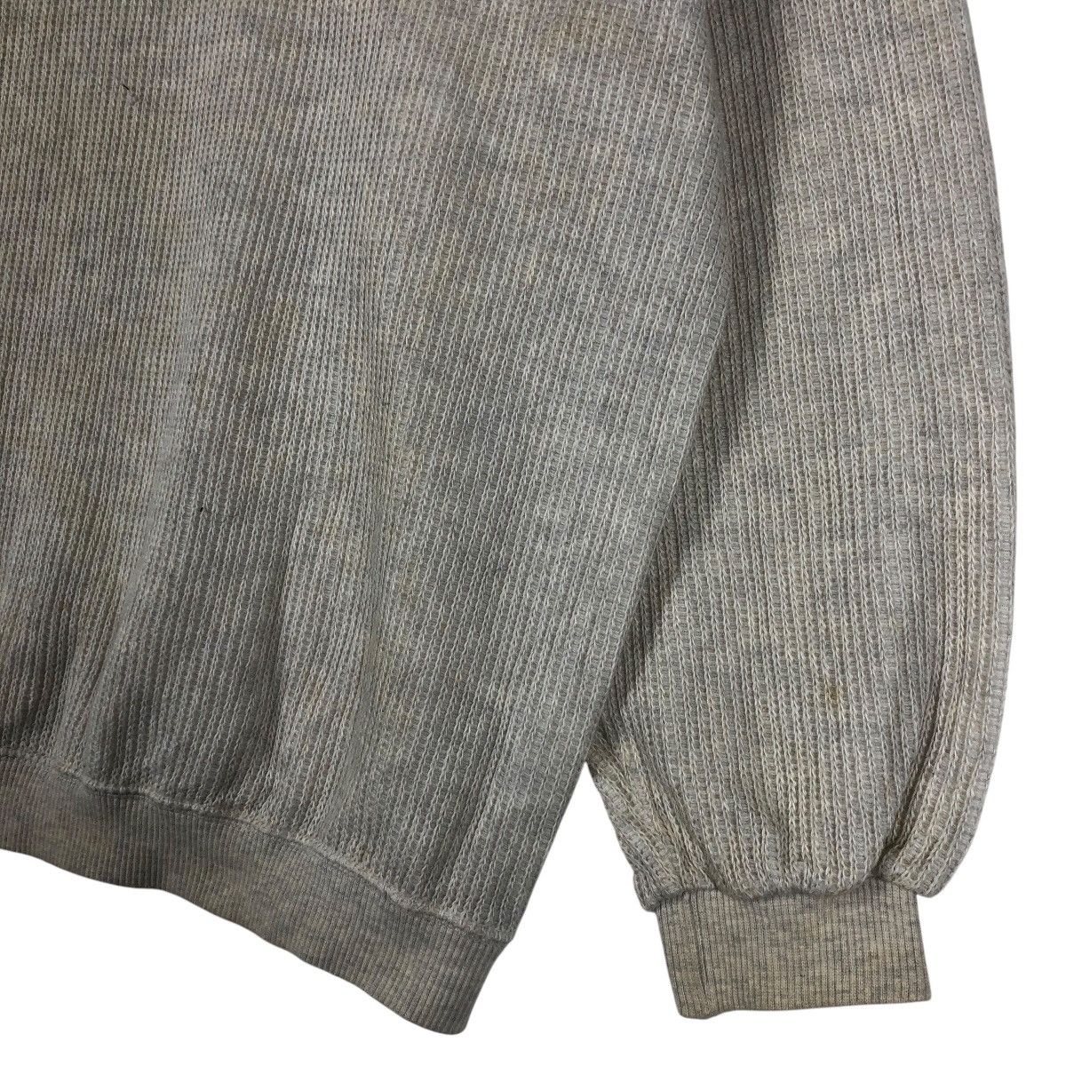 Adidas ADIDAS 90s Adidas Trefoil V-Neck Knit Sweatshirt Size US L / EU 52-54 / 3 - 4 Thumbnail