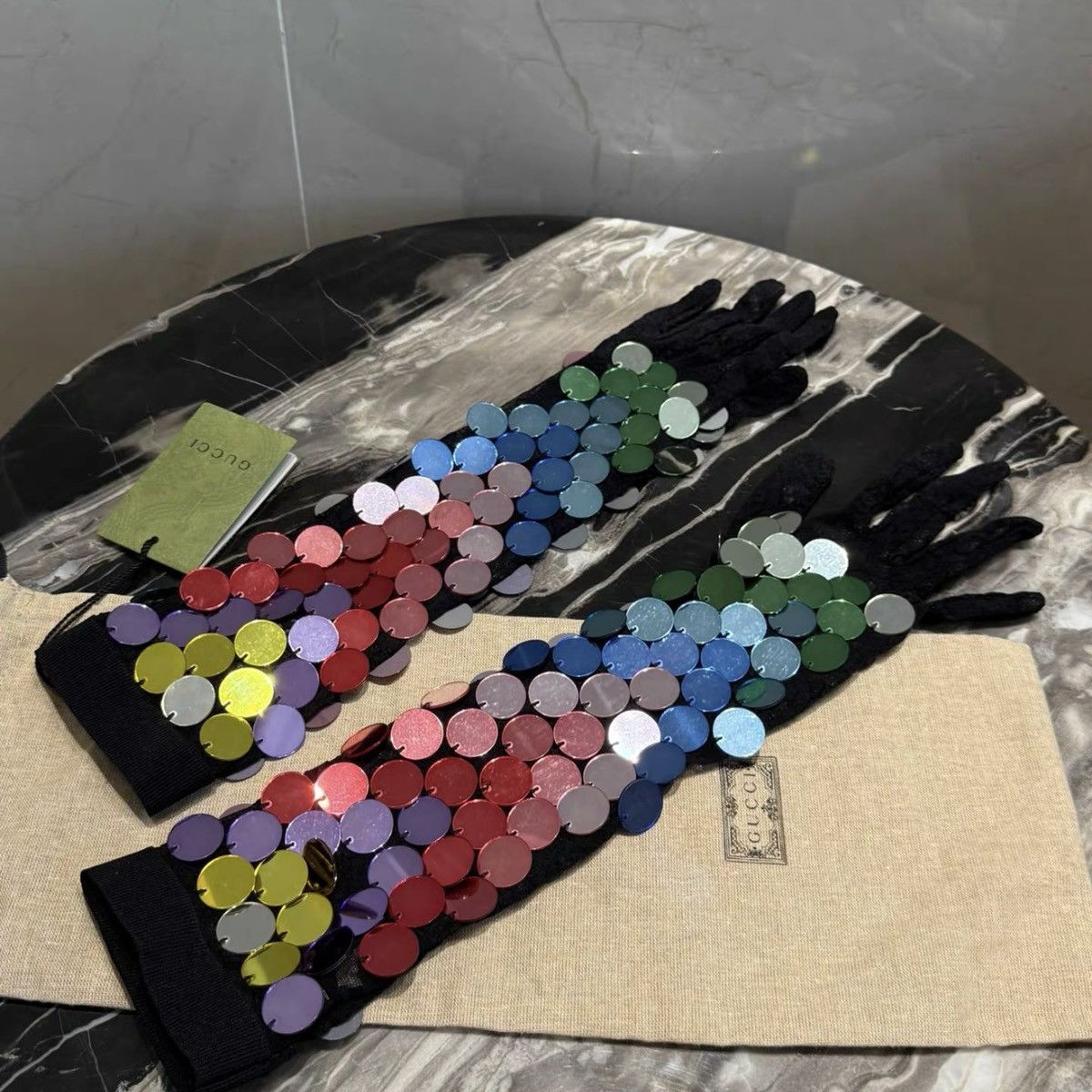 Gucci Rare runway lace gloves Size ONE SIZE - 1 Thumbnail