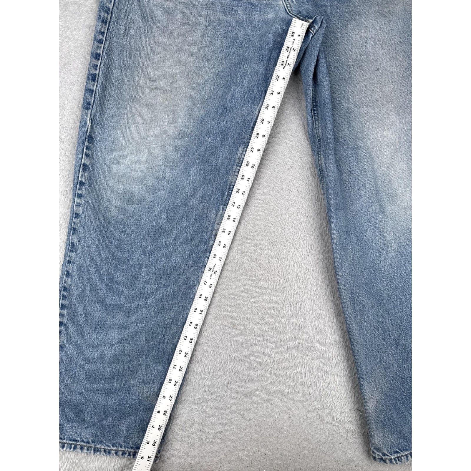Carhartt VINTAGE? No. Carhartt Jeans Mens 44x34 Light Blue B17 Relaxed Fit Straight Leg Workwear Size US 44 / EU 60 - 7 Thumbnail