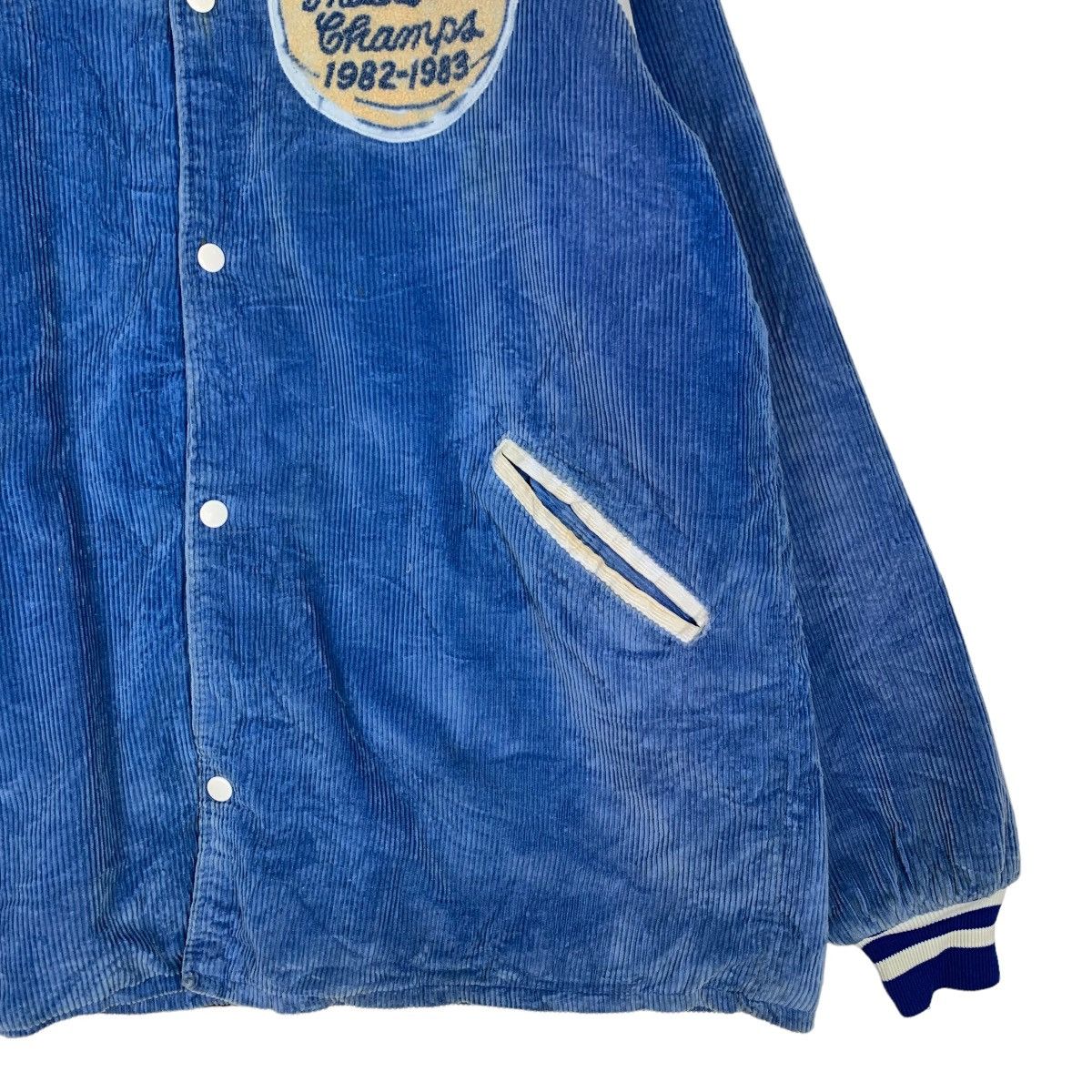 Vintage 80's PEARSON Eastern State Corduroy Coach Jacket #0471-C22 Size US XL / EU 56 / 4 - 4 Thumbnail