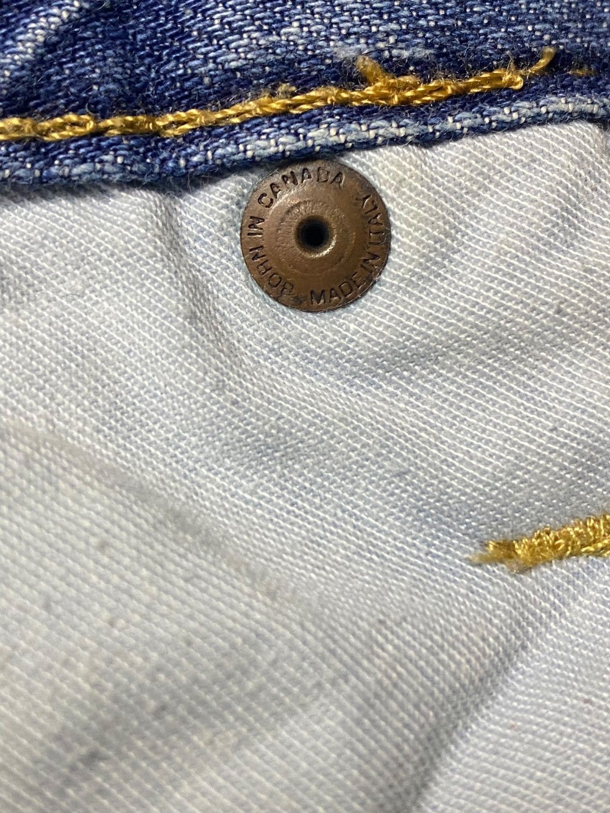 Dsquared2 Vintage Dsquared2 Blue Wash Distressed Skinny Jeans Size US 33 - 11 Thumbnail