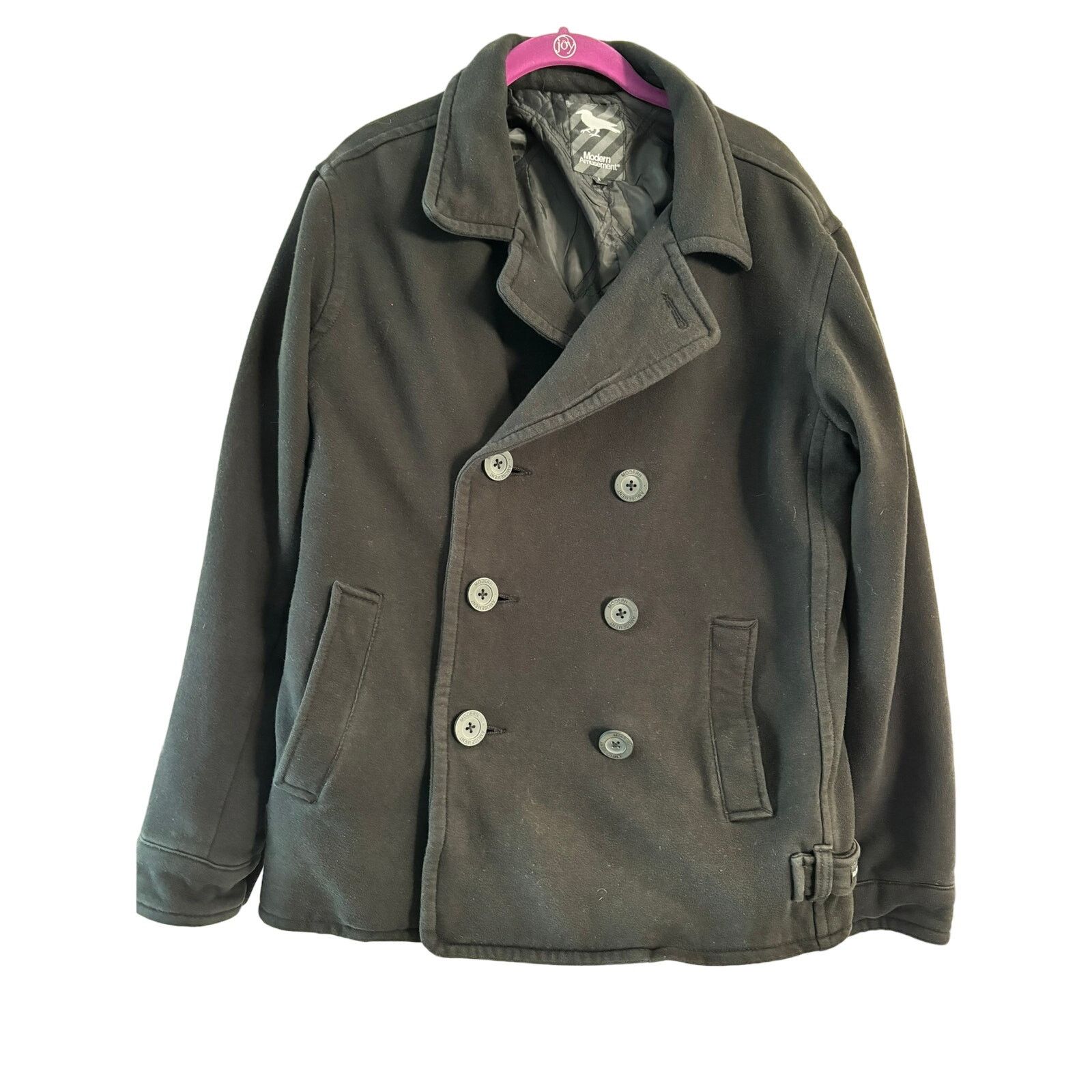 Modern Amusement Modern Amusement Black Button Up Jacket Size Large Size L / US 10 / IT 46 - 1 Thumbnail