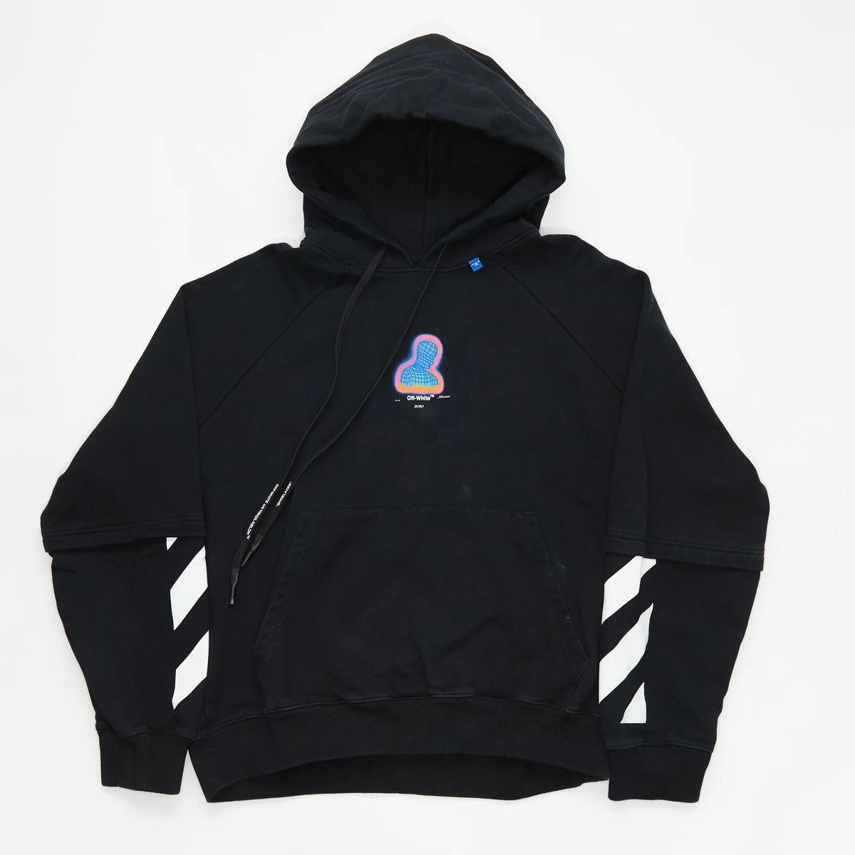 Off-White OFF-WHITE THERMO DOUBLE SLEEVE HOODIE Size US XL / EU 56 / 4 - 1 Thumbnail