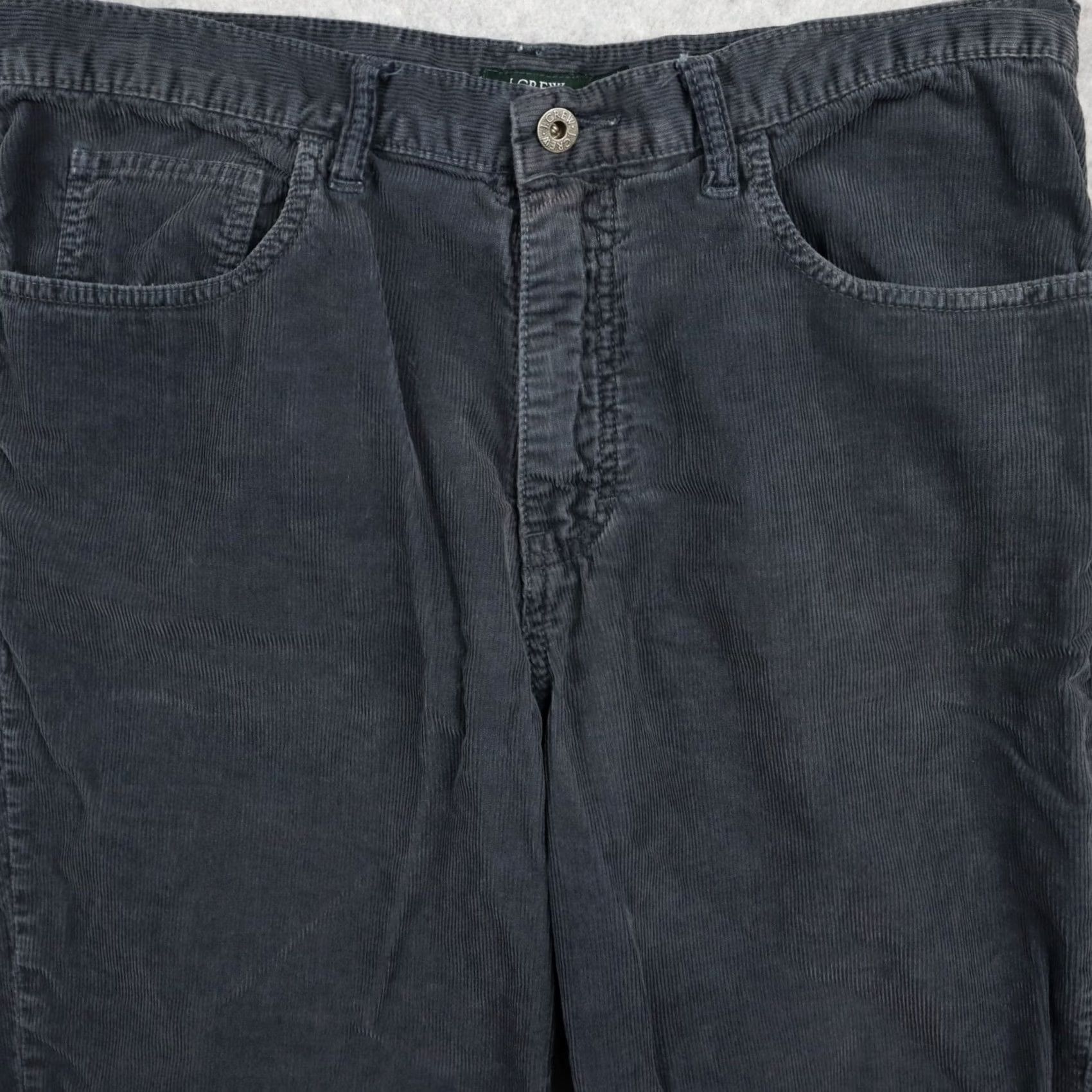 J.Crew J.CREW Jeans Mens 34x34 Bootcut Corduroy Casual 5-Pocket Cotton Gray Jeans Mens 34x34 Bootcut Corduroy Gray Size US 34 / EU 50 - 2 Thumbnail