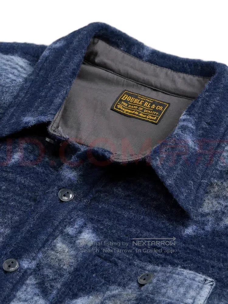 RRL Ralph Lauren RRL Ralph Lauren Double-Sided Knit Jacquard Coat Shirt Size US L / EU 52-54 / 3 - 4 Thumbnail