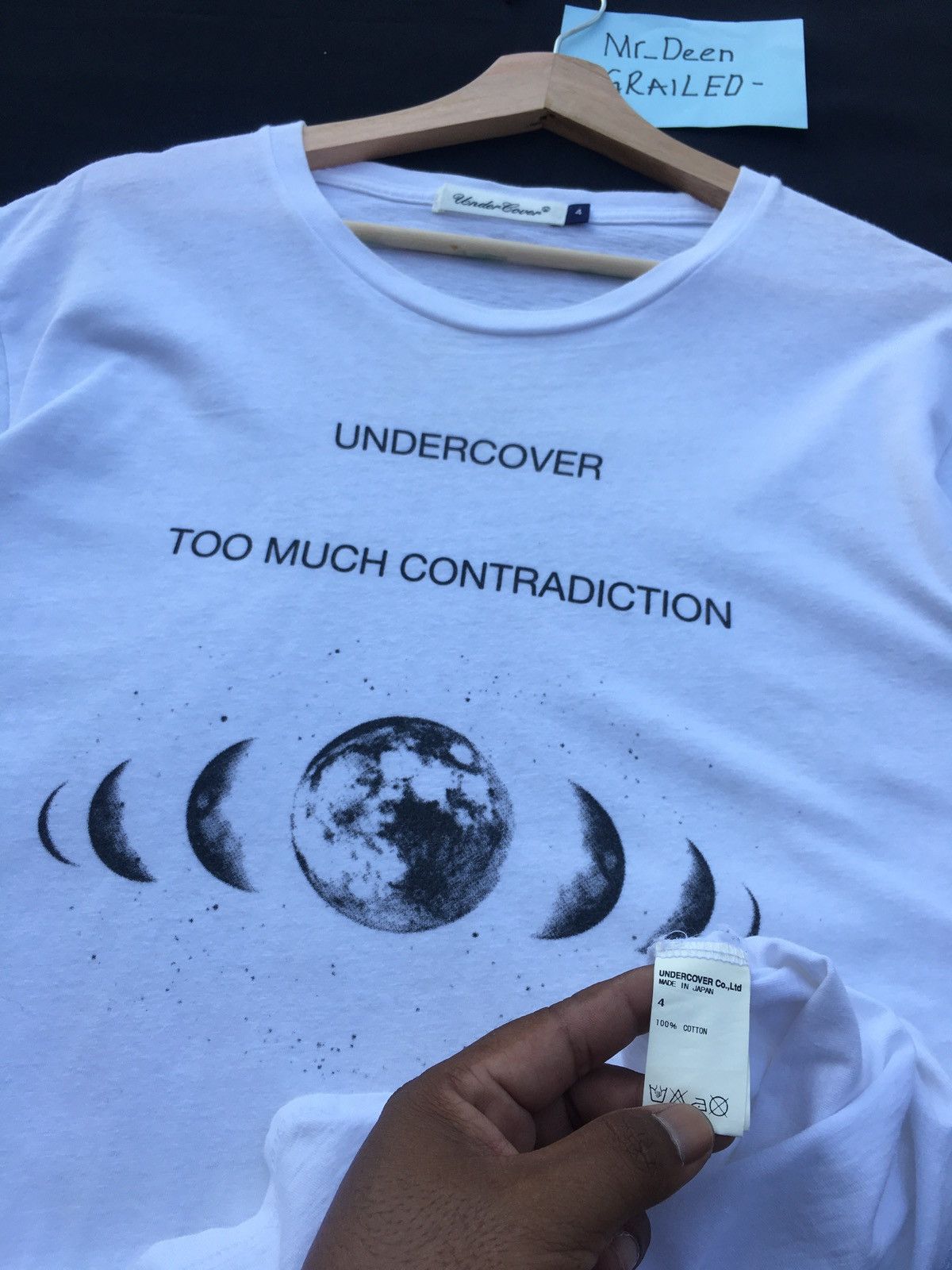 Undercover Rare Undercover “Too Much Contradiction” Tshirt Size US L / EU 52-54 / 3 - 10 Thumbnail