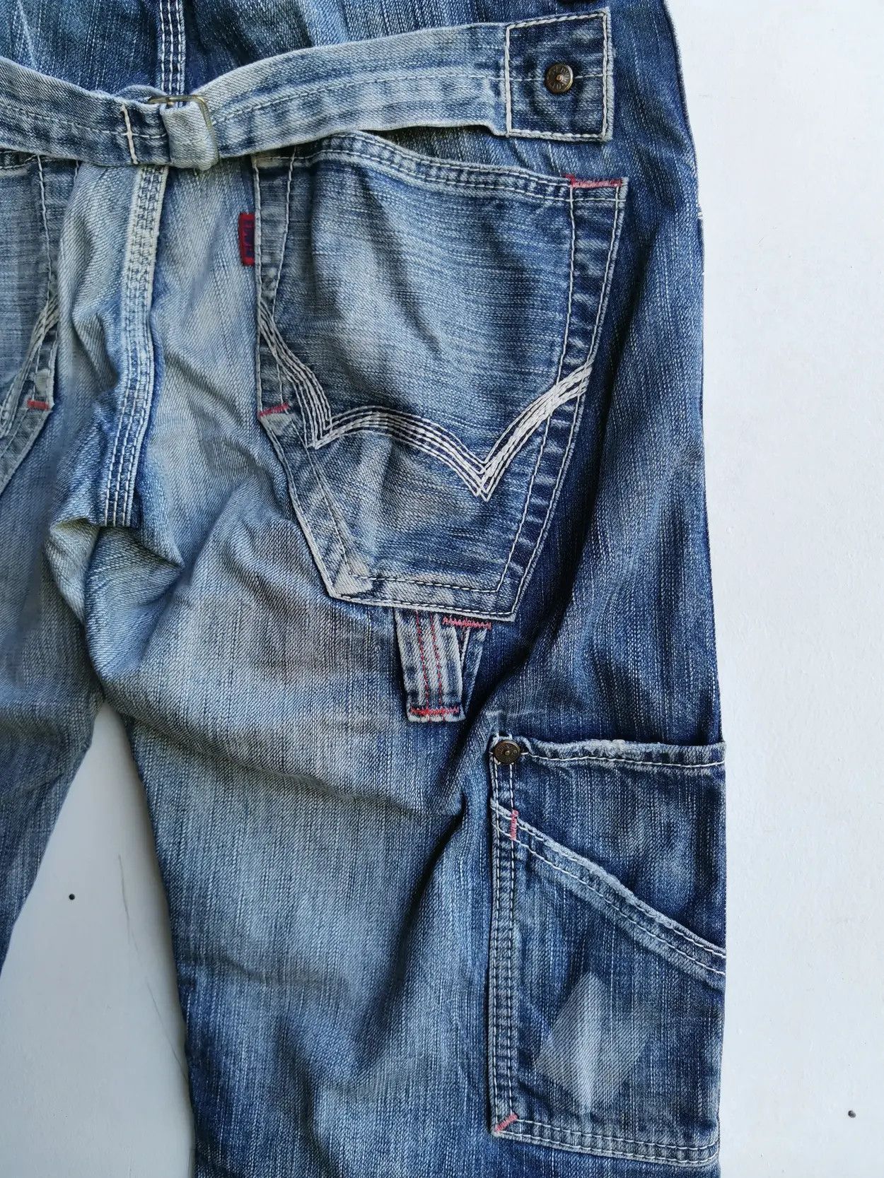 Edwin Rare!!! Edwin Blue Trip Tactical Cargo Multipocket Pants Size US 32 / EU 48 - 5 Thumbnail
