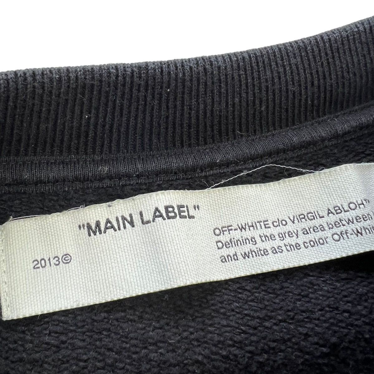 Off-White Off-White Tape Arrows Black Sweatshirt Size US M / EU 48-50 / 2 - 5 Thumbnail
