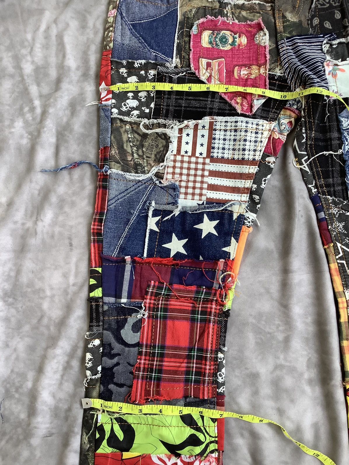 If Six Was Nine If6w9 Style Patchwork Emo Punk Size US 34 / EU 50 - 10 Thumbnail