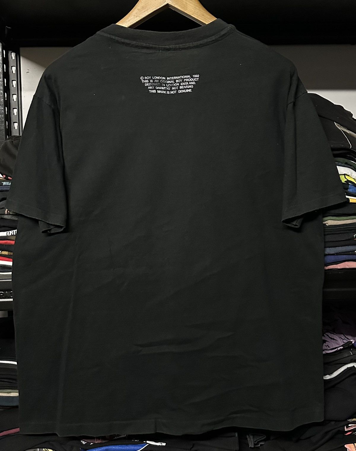 Boy London × Seditionaries × Vintage Vintage 90s Boy London Faded Tee Size US XL / EU 56 / 4 - 7 Thumbnail