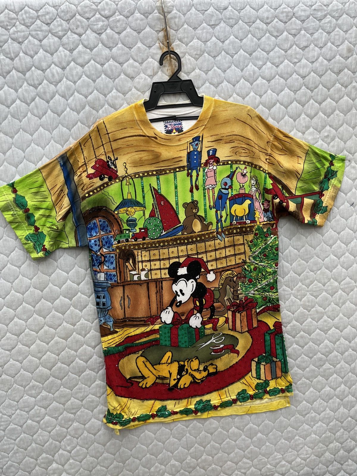 Disney × Mickey Mouse 🔥🔥🔥DISNEY MICKEY MOUSE EXCLUSIVELY BY JOUJOU FULL PRINT TEES Size L / US 10 / IT 46 - 2 Thumbnail