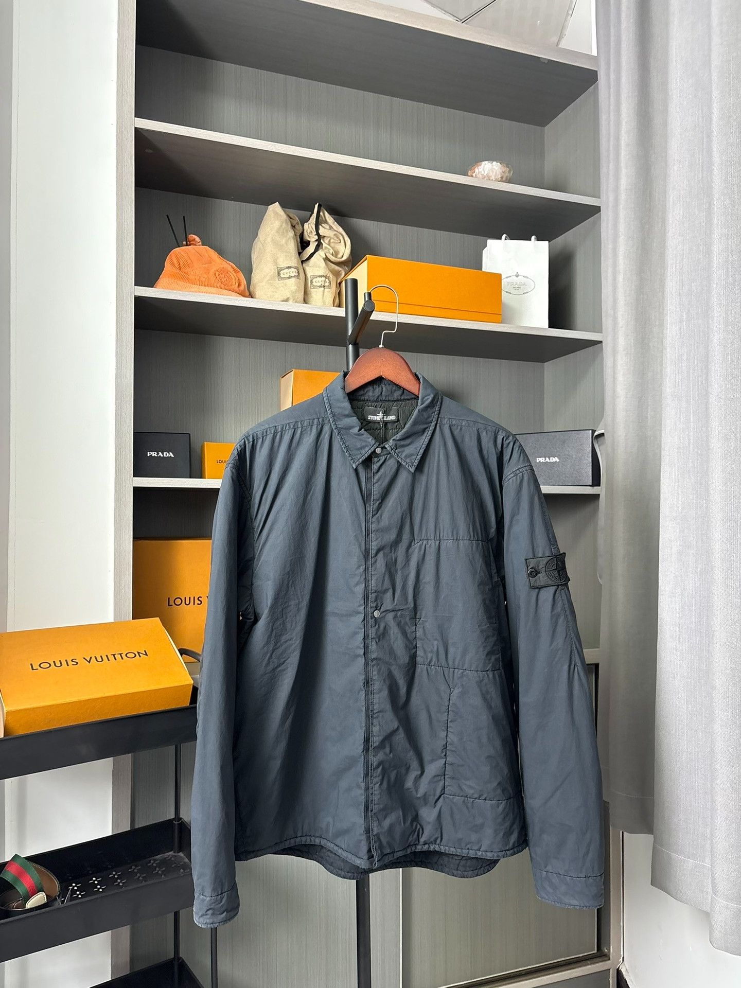 Stone Island Stone Island Black Light Jacket XL Men Size US XL / EU 56 / 4 - 1 Thumbnail