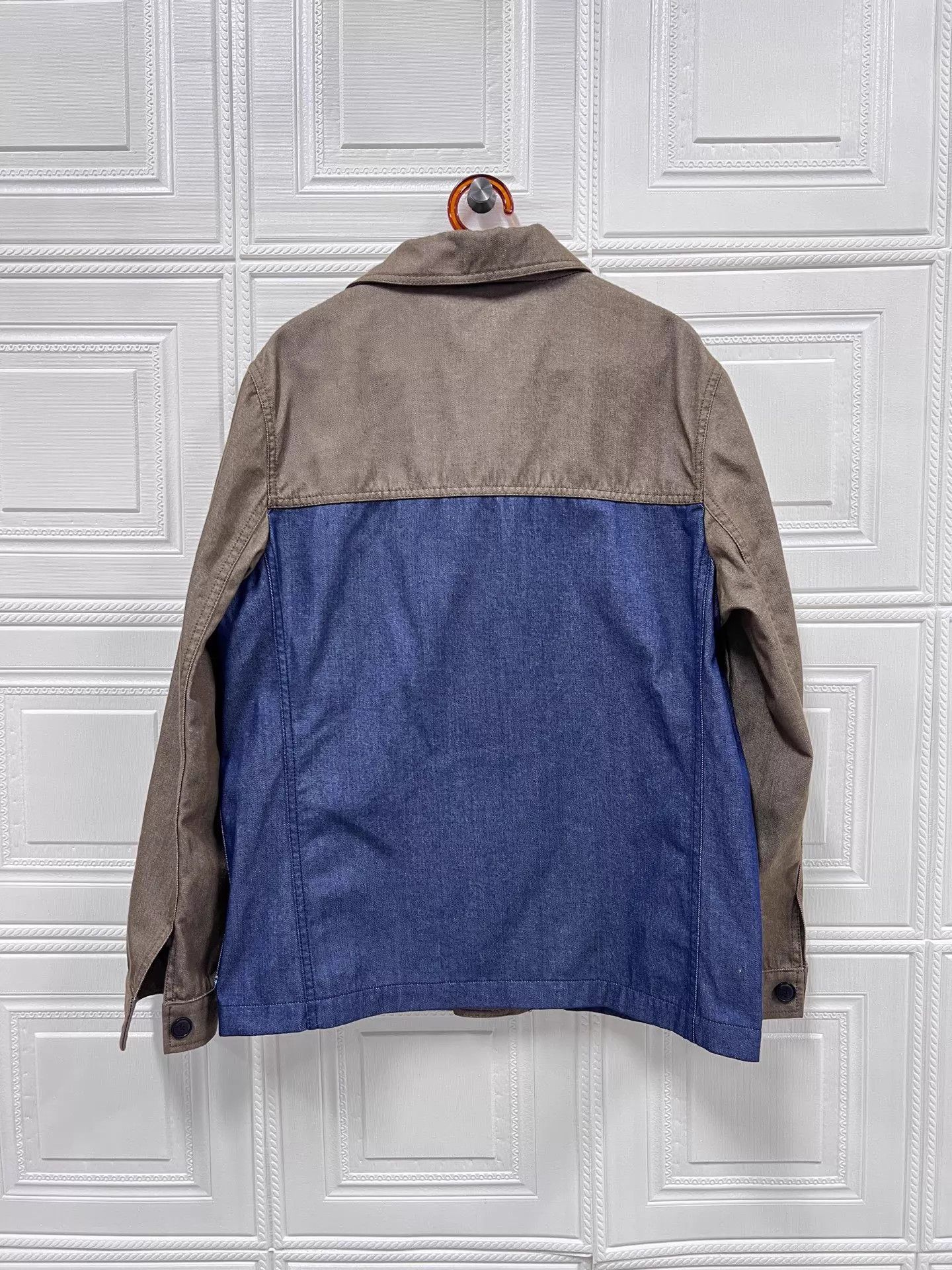 Loewe Loewe color blocked pocket denim shirt jacket L 99 Size US L / EU 52-54 / 3 - 2 Thumbnail
