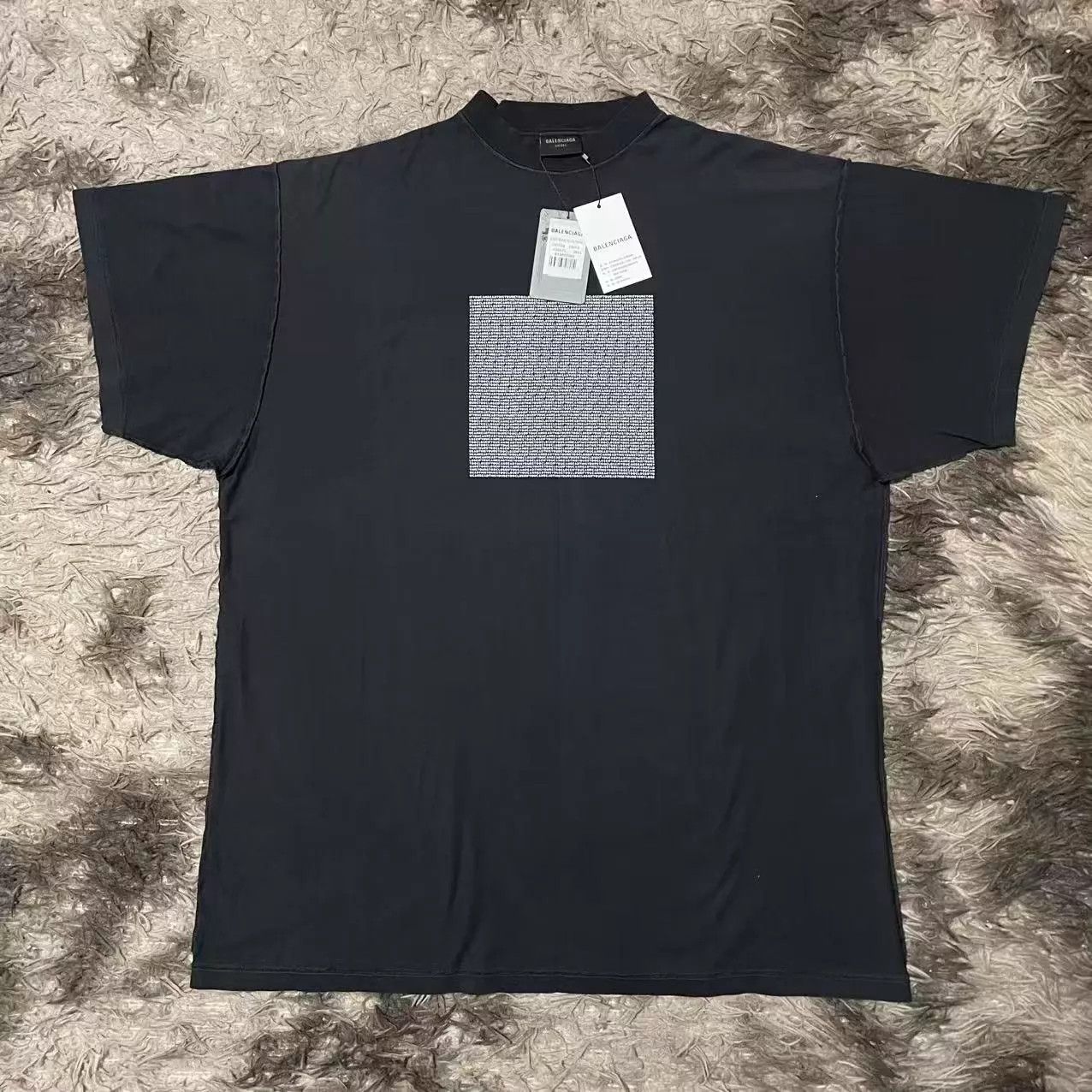 Balenciaga Balenciaga Inside Out Box Distressed Tee 24SS Size US M / EU 48-50 / 2 - 1 Thumbnail