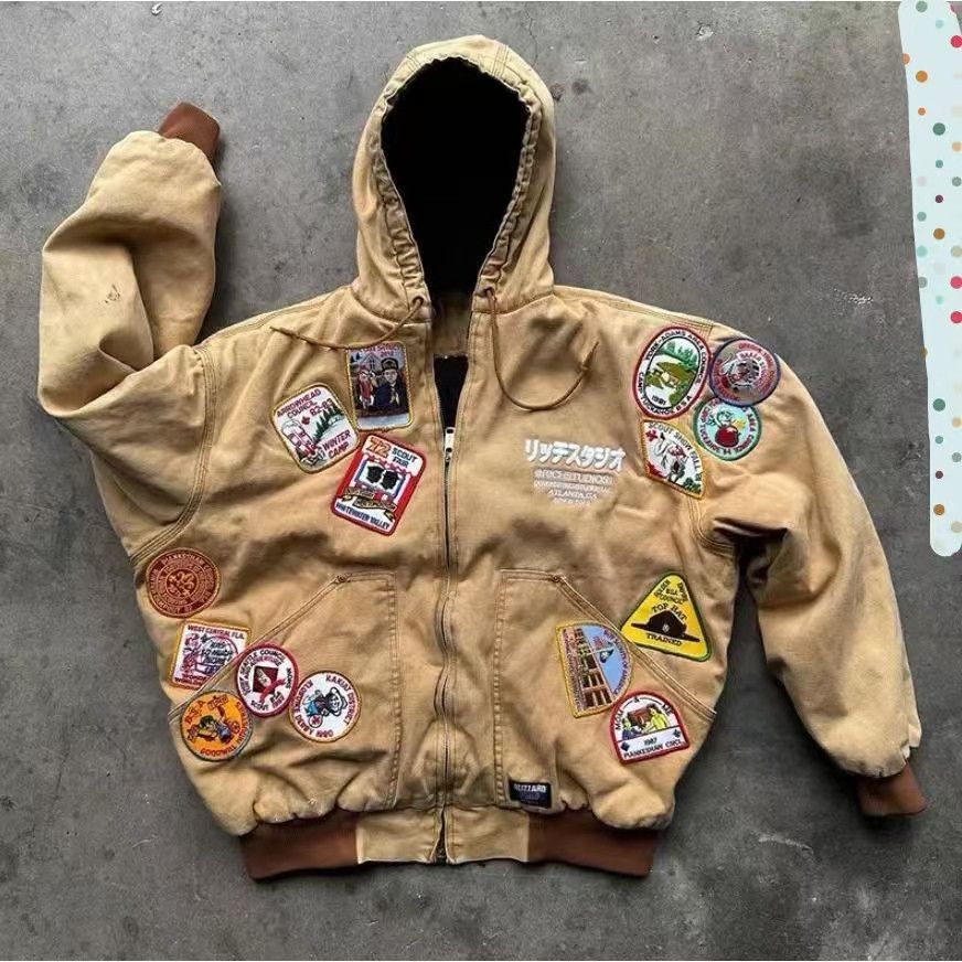 Vintage Hip-hop-inspired streetwear zip-up jacket Size US M / EU 48-50 / 2 - 1 Thumbnail