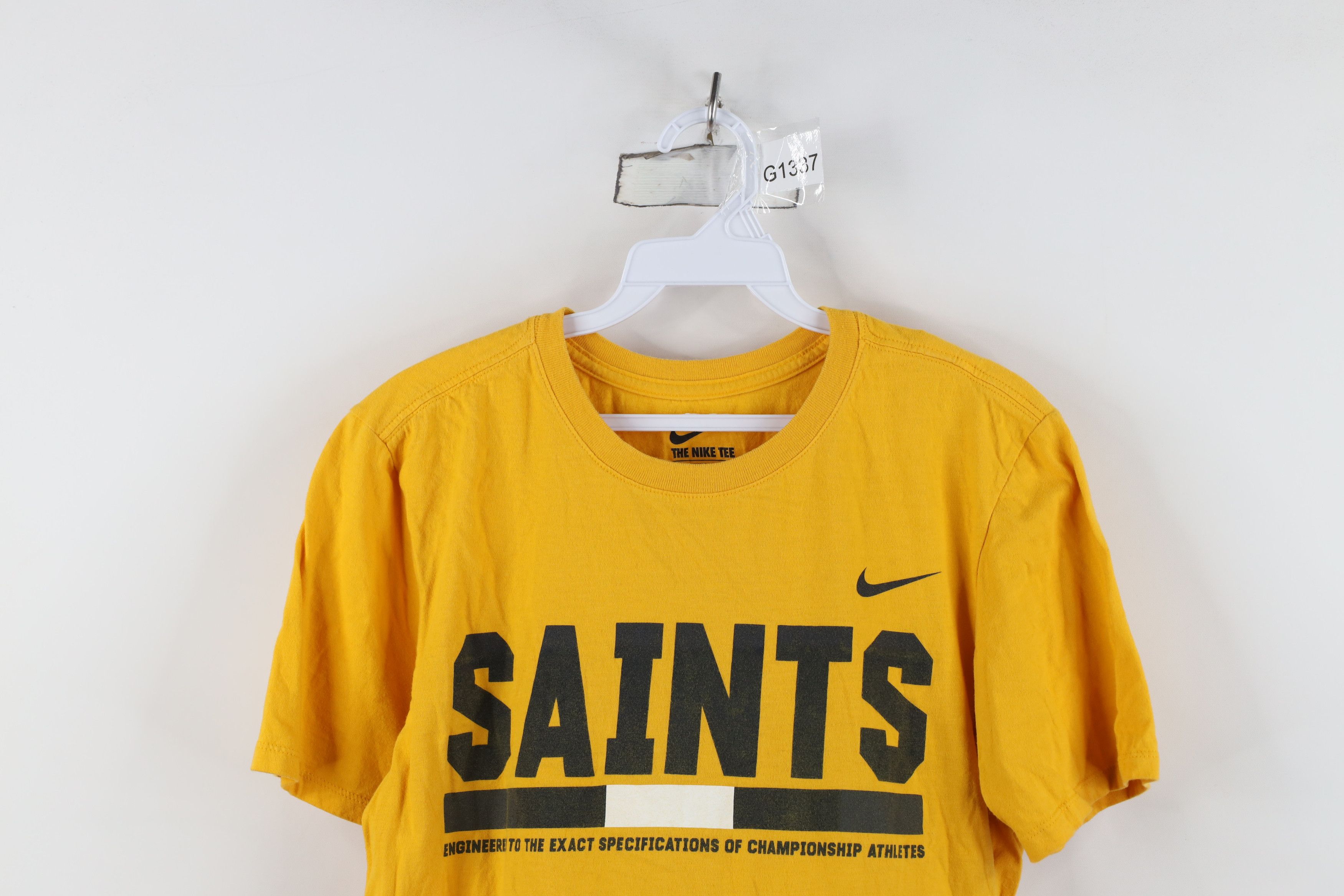 Nike Nike Faded Spell Out Saints Short Sleeve T-Shirt Yellow Size US S / EU 44-46 / 1 - 2 Thumbnail
