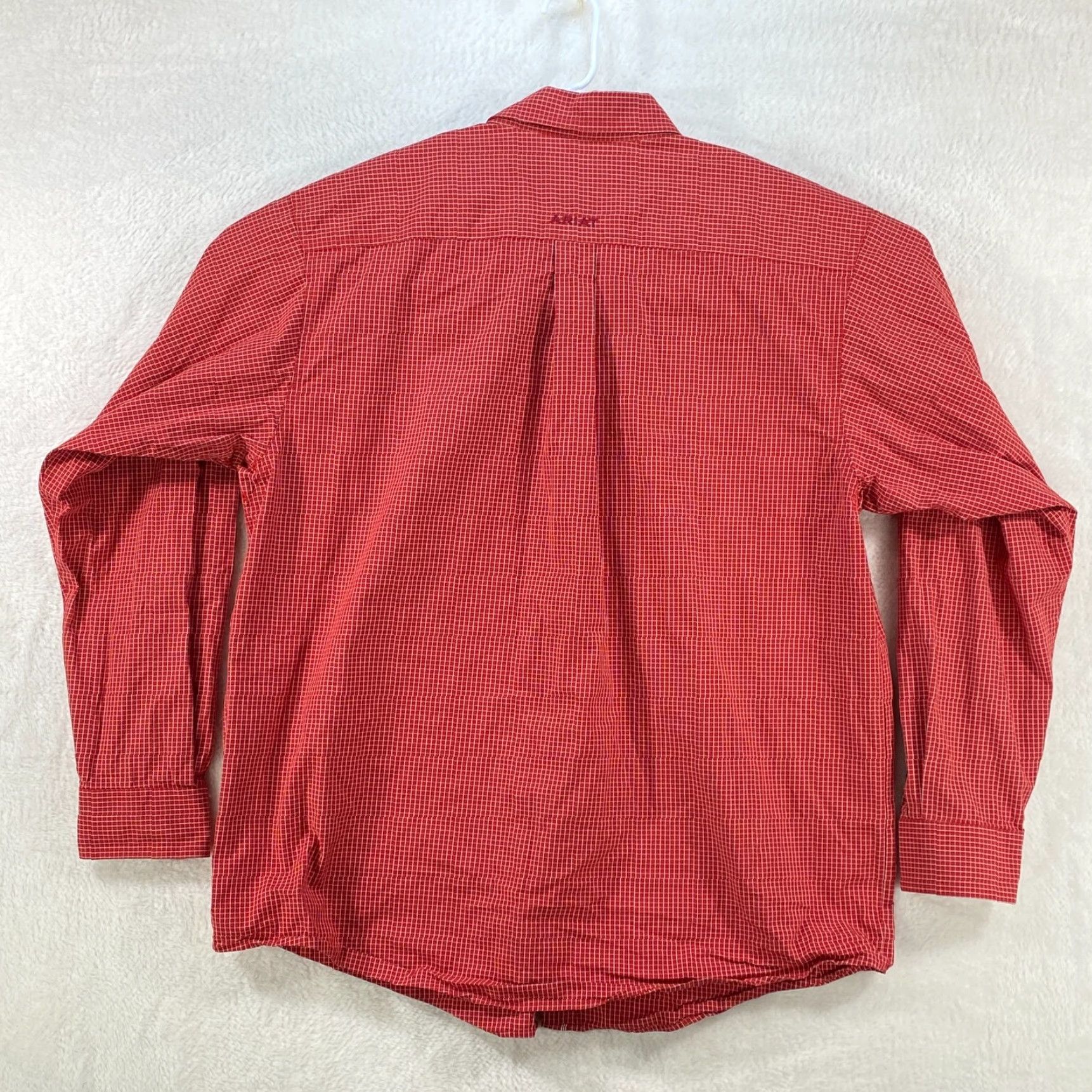 Ariat Ariat Pro Series Cowboy Western Button Up Red Shirt Long Sleeve Mens XL Size US XL / EU 56 / 4 - 2 Thumbnail