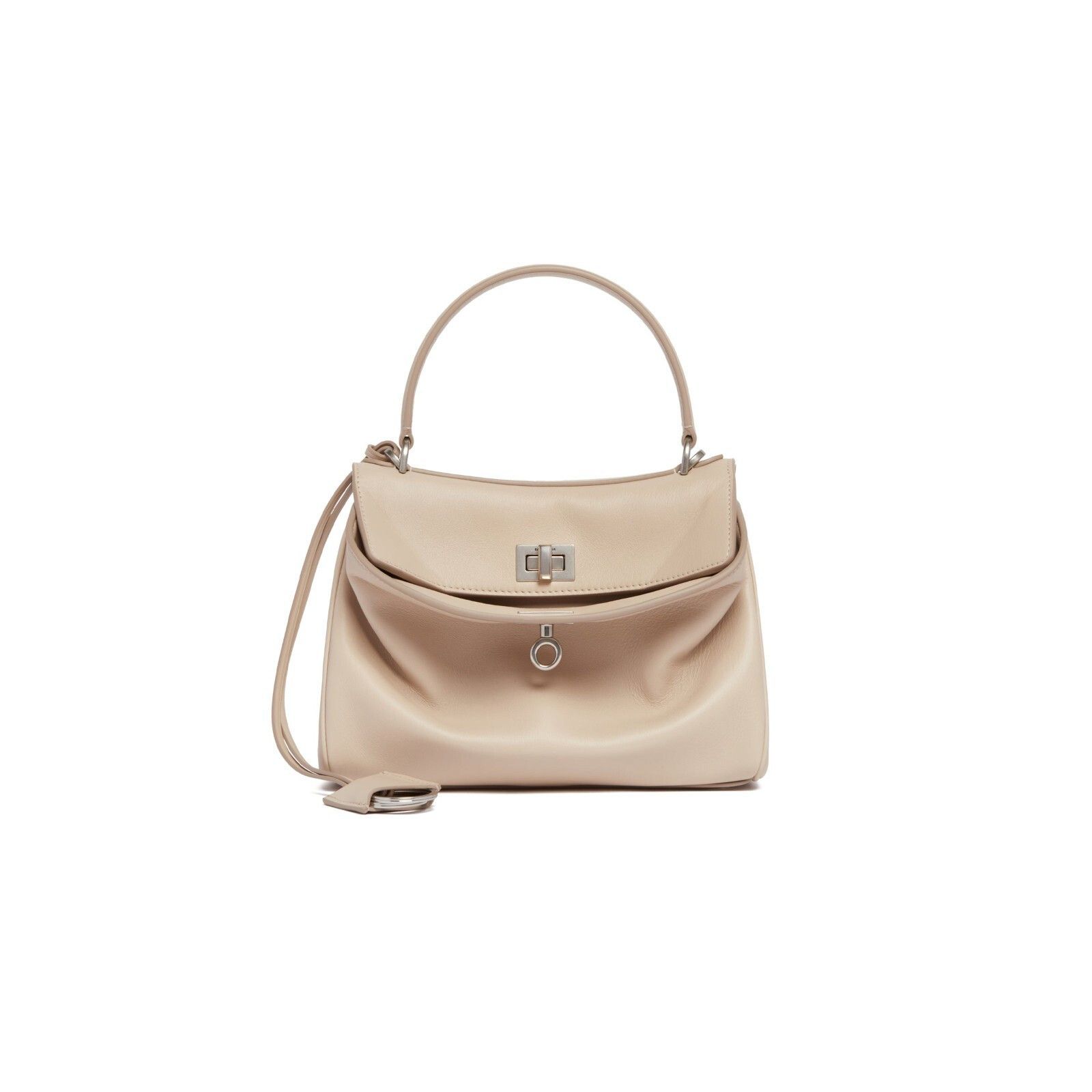 Balenciaga BALENCIAGA Rodeo Mini $2990 Almond Smooth Calfskin Handbag N Size ONE SIZE - 1 Thumbnail