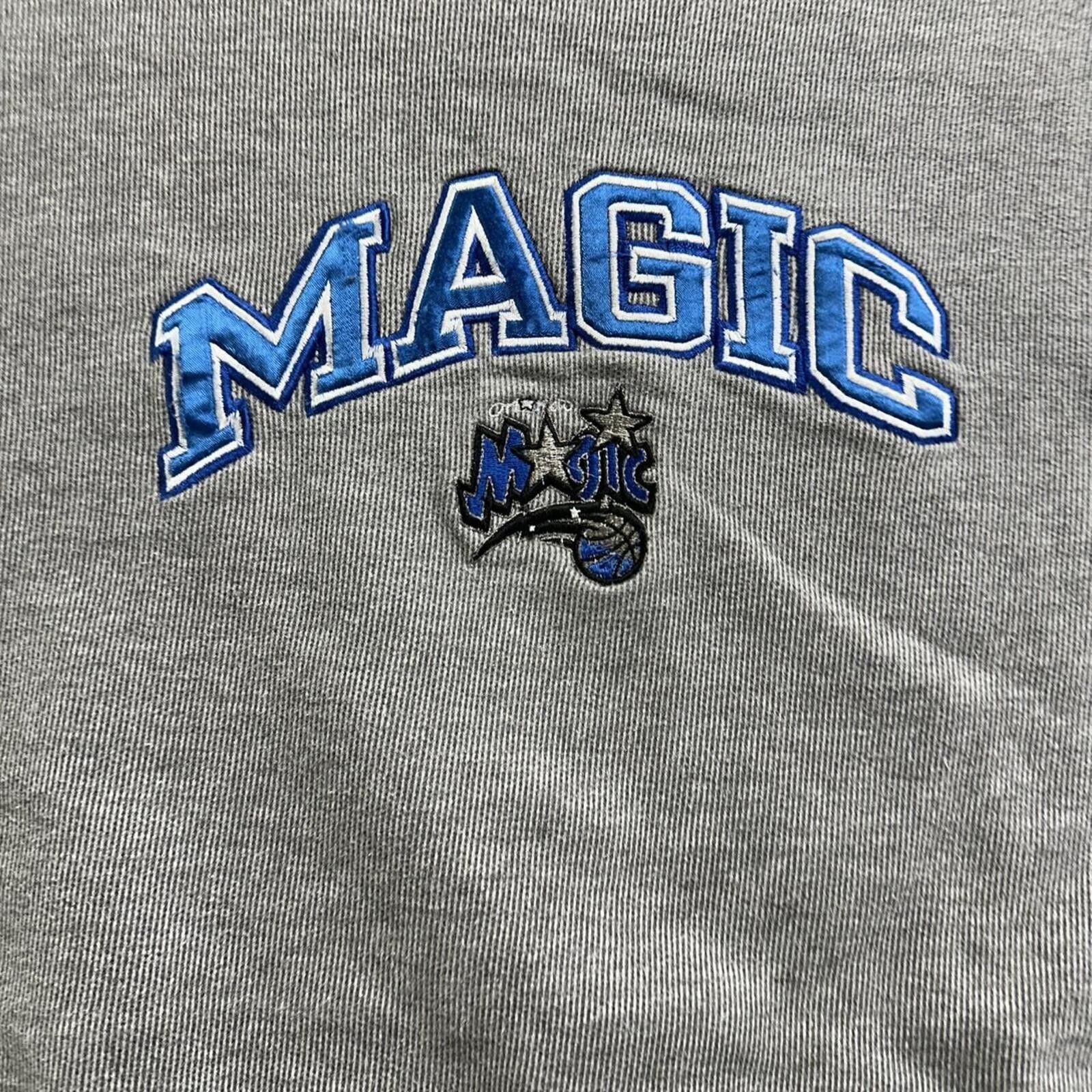 NBA Vintage Grey and blue Orlando Magic basketball sweatshirt Size US XXL / EU 58 / 5 - 2 Thumbnail