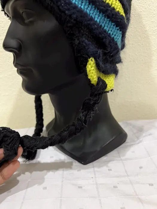 Japanese Brand × Kapital × Vintage Japanese Brand Knit Earflap Beanie Hat Size ONE SIZE - 4 Thumbnail