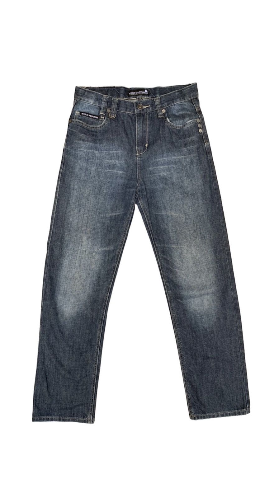 Hook-Ups World Industries Orignal Skateboarding Company Denim Pants Size US 28 / EU 44 - 1 Thumbnail