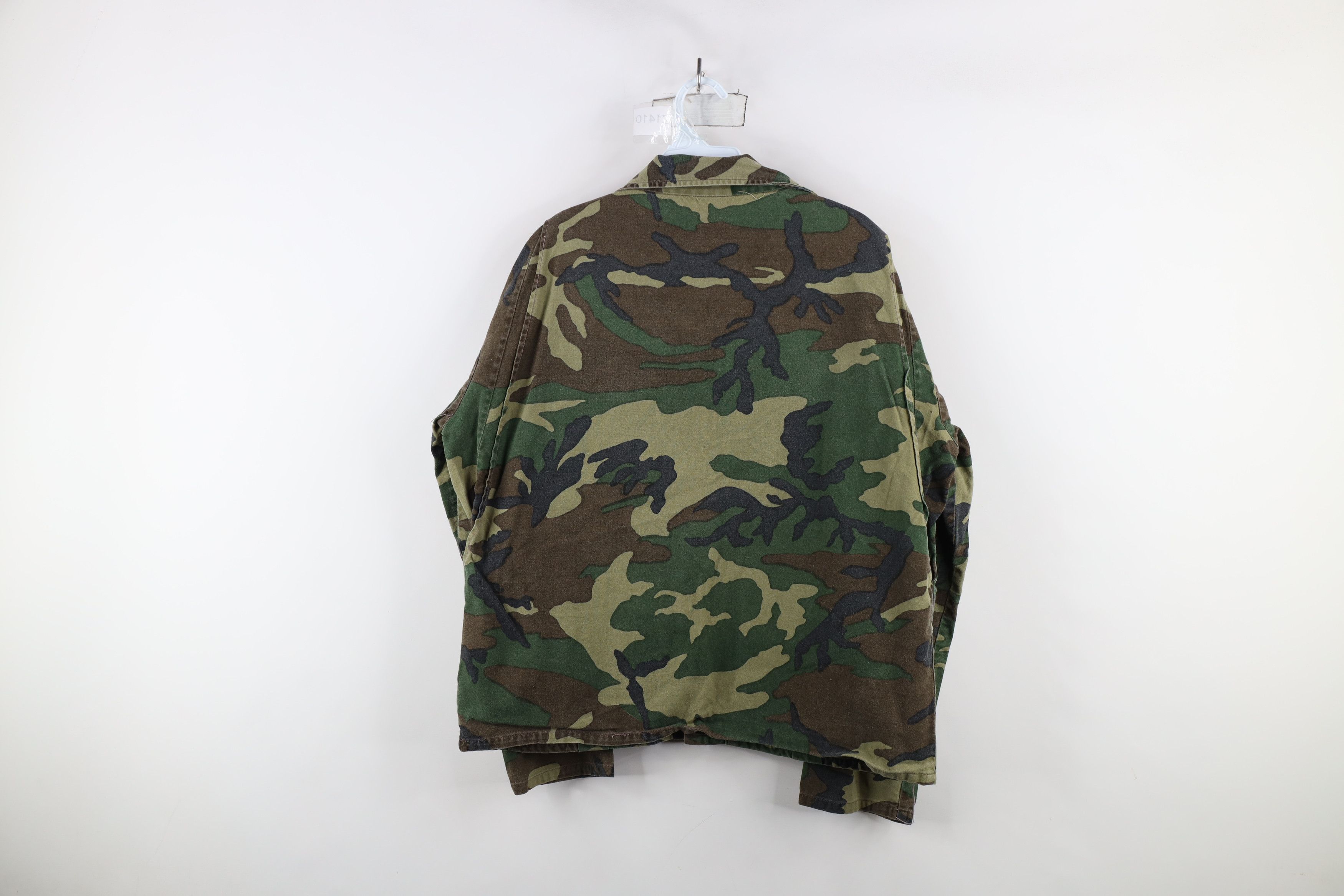 Vintage Vintage 90s Streetwear Camouflage Button Shirt Jacket USA Size US M / EU 48-50 / 2 - 14 Thumbnail