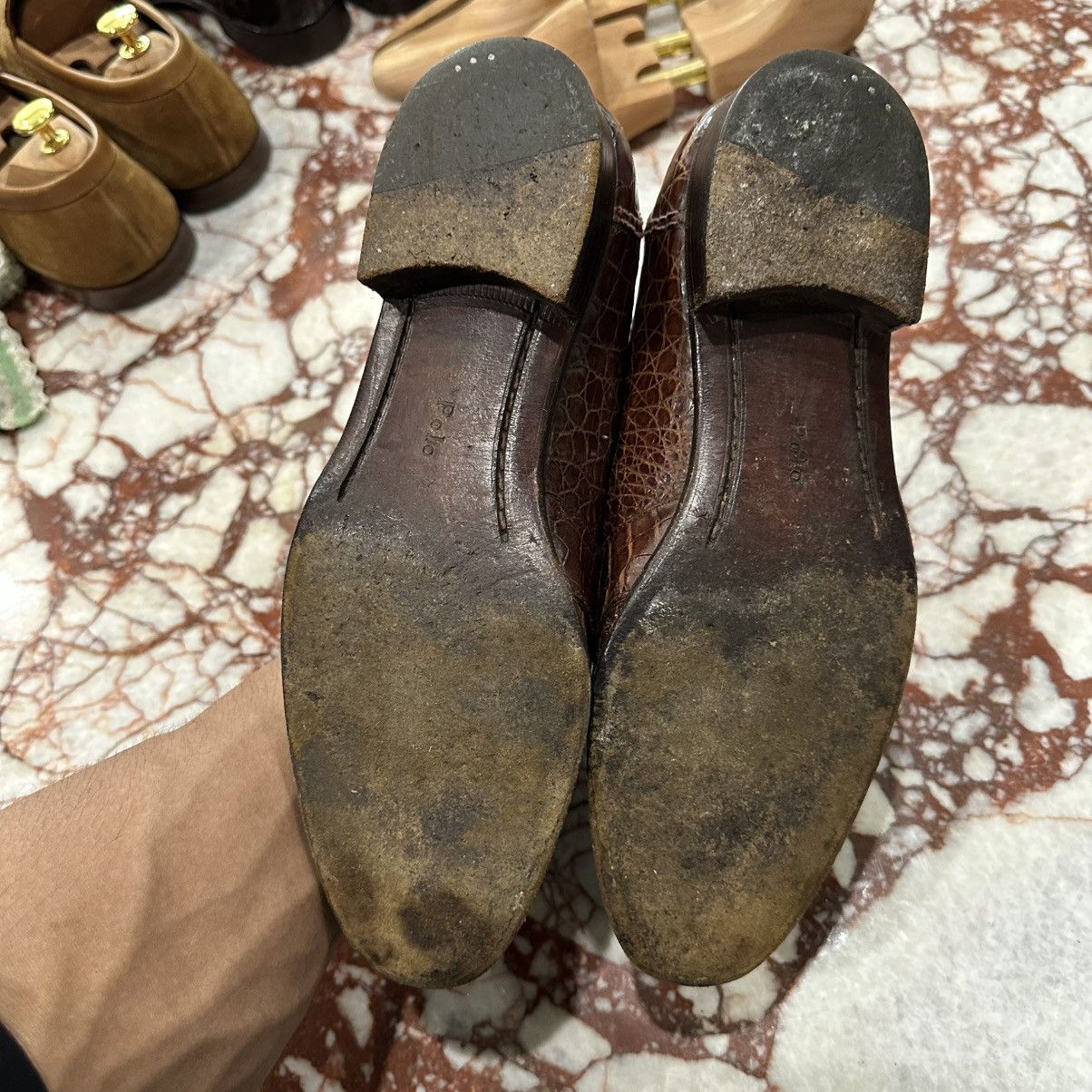Ralph Lauren Ralph Lauren genuine crocodile loafers Size US 8.5 / EU 41-42 - 7 Thumbnail