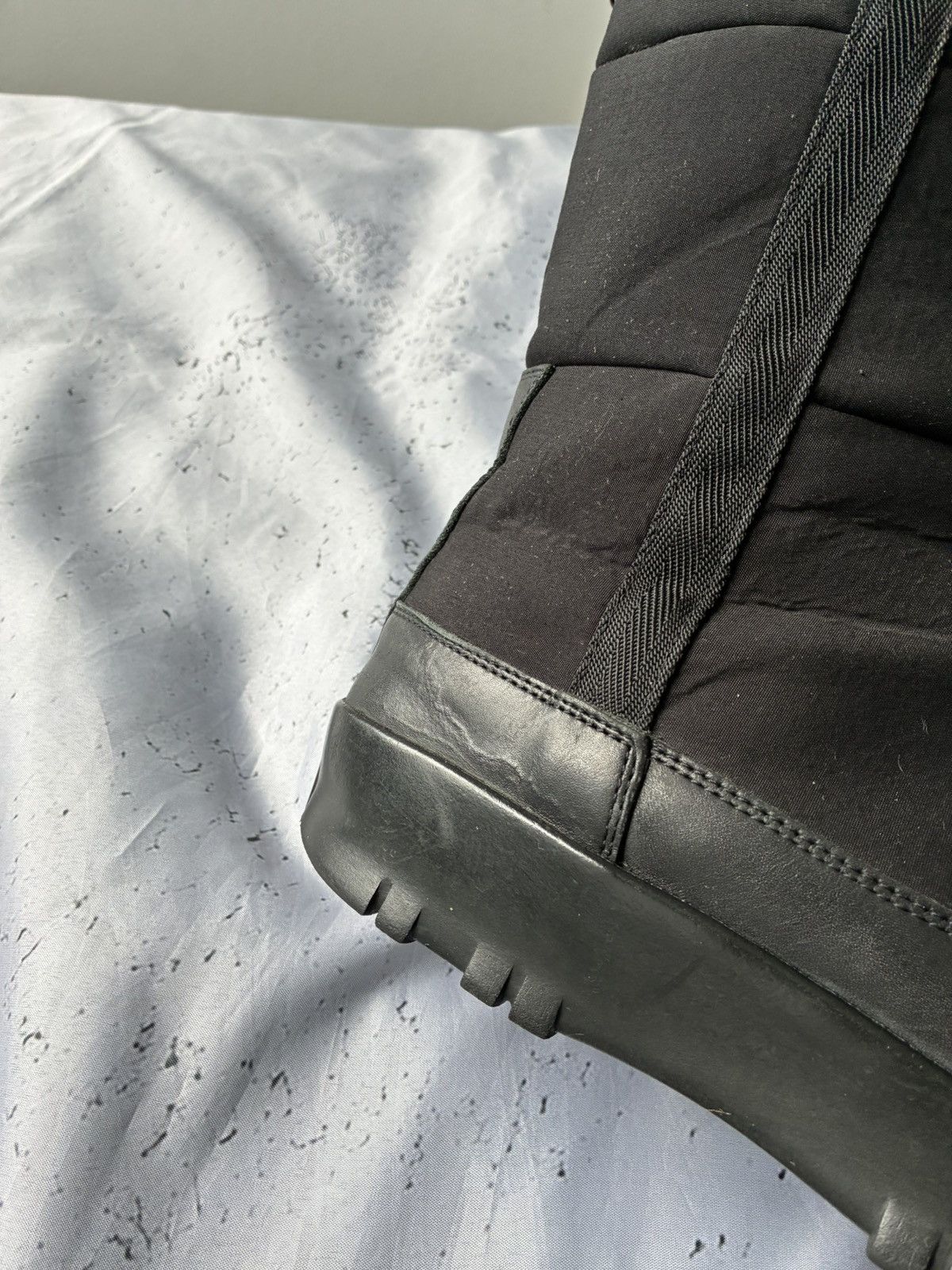 Prada 00s PRADA Linea Rossa Black Nylon Quilted Snow Boots Size US 12 / EU 45 - 10 Thumbnail