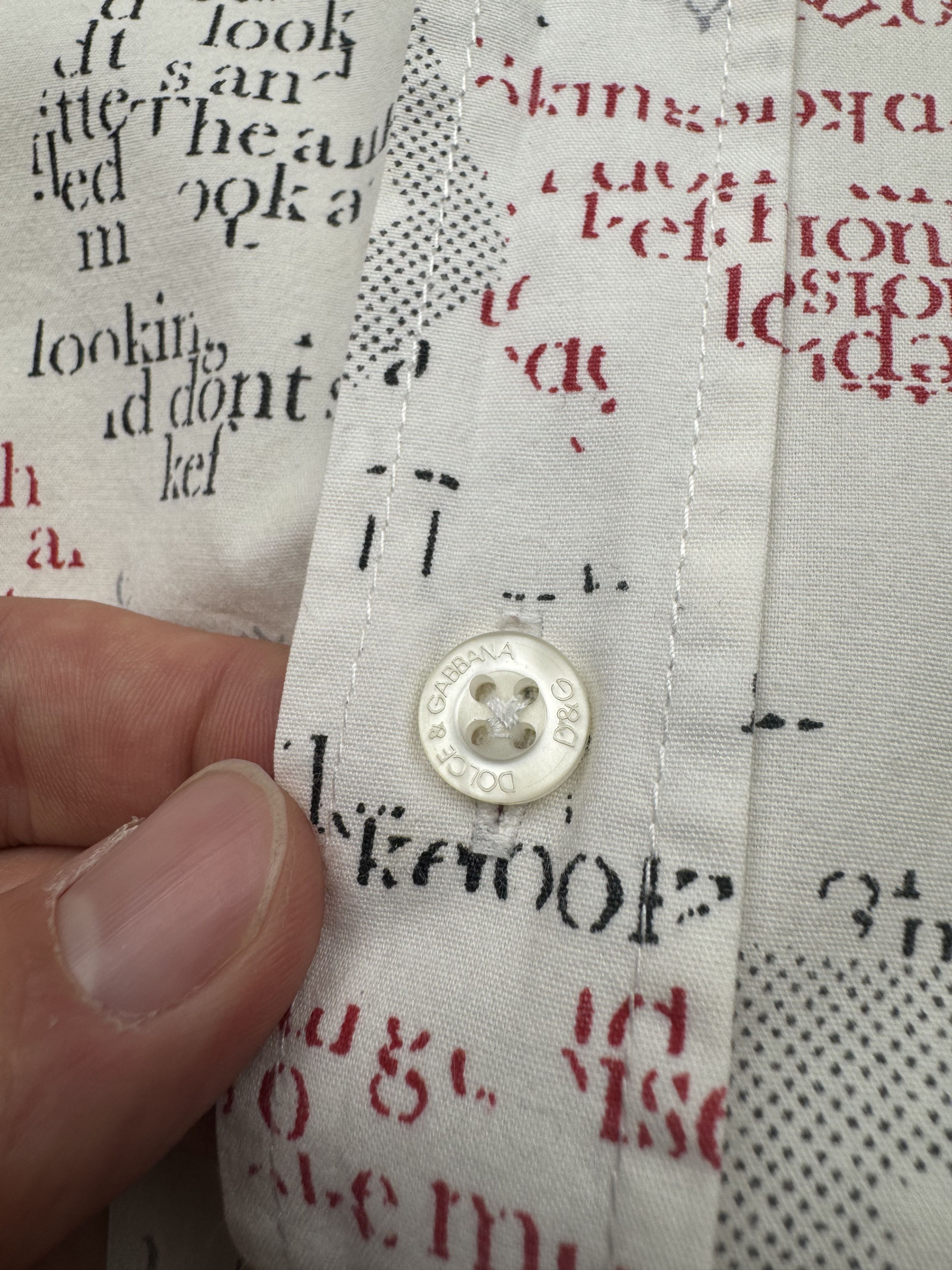 Dolce & Gabbana × Vintage Dolce & Gabbana Vintage Monogram Shirt Size US M / EU 48-50 / 2 - 7 Thumbnail