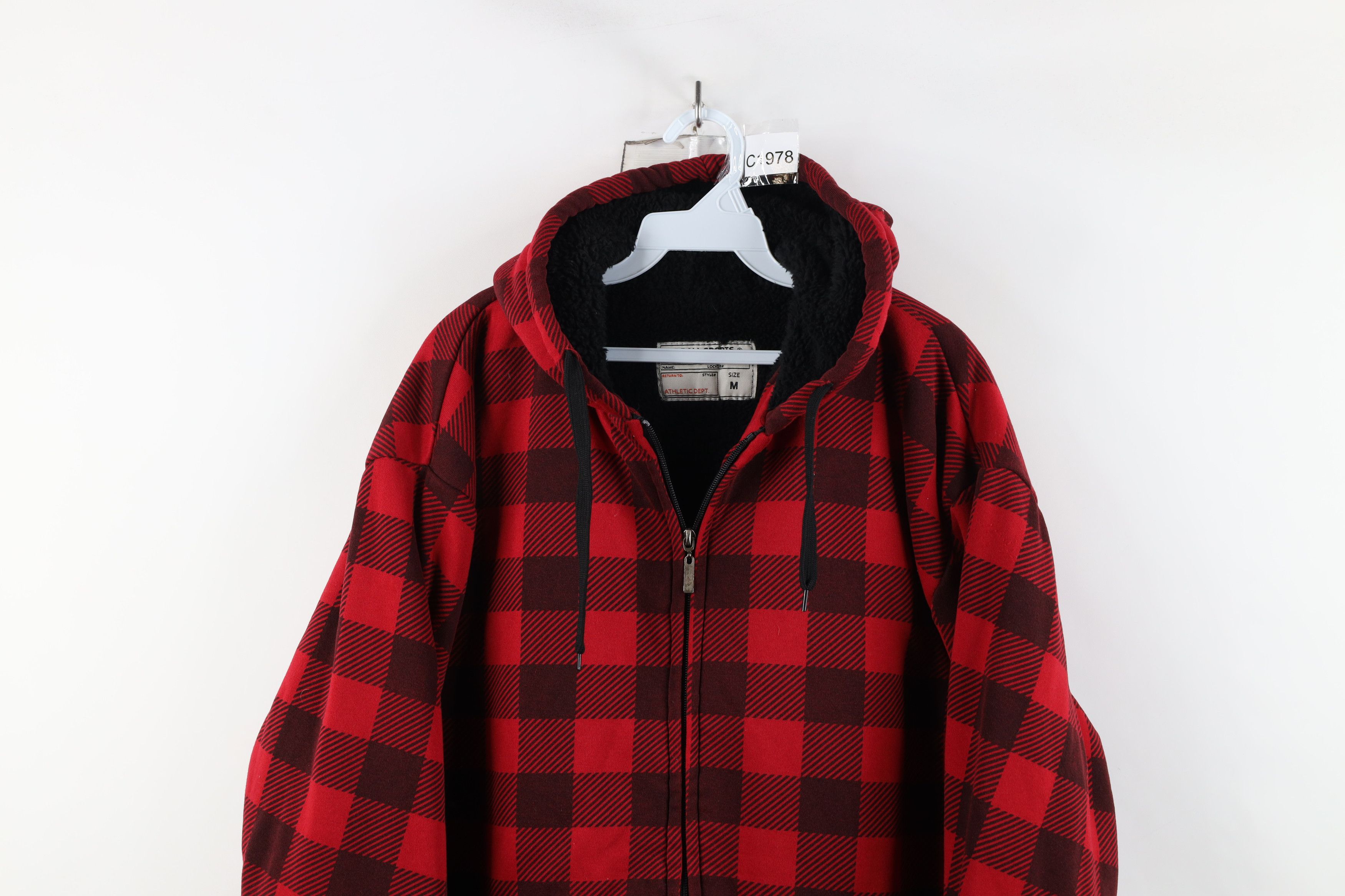 Vintage Vintage Y2K Streetwear Pile Fleece Lined Full Zip Hoodie Size US M / EU 48-50 / 2 - 2 Thumbnail