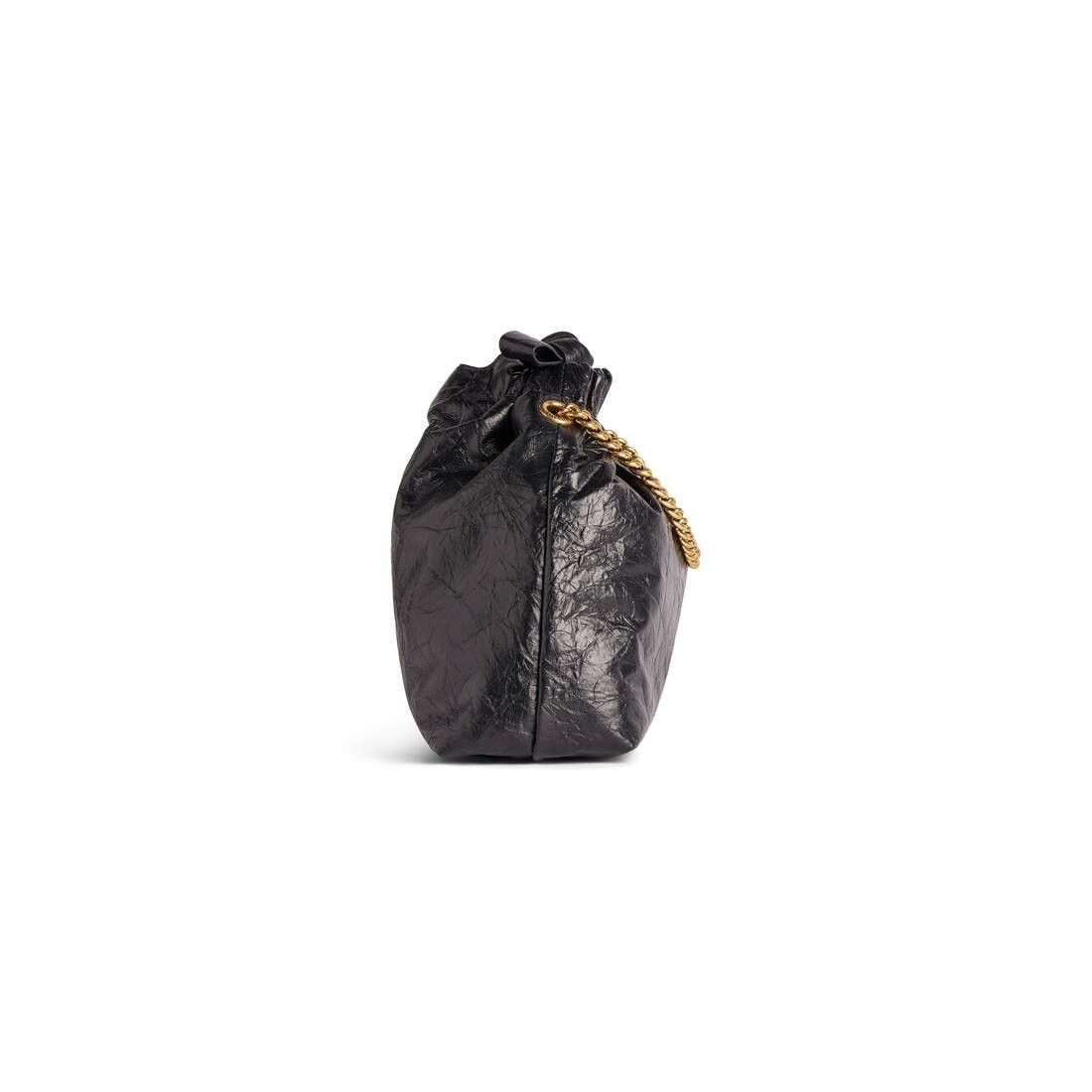 Balenciaga o1tr1nto0226 Size: OS / Crush XS Tote Bag in Black Size ONE SIZE - 3 Thumbnail