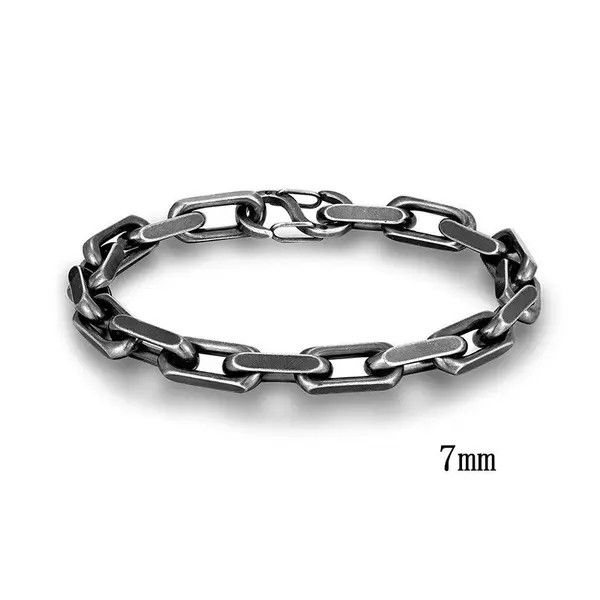 VIBE 21cm Vintage Black Bleach Chain Size ONE SIZE - 6 Thumbnail