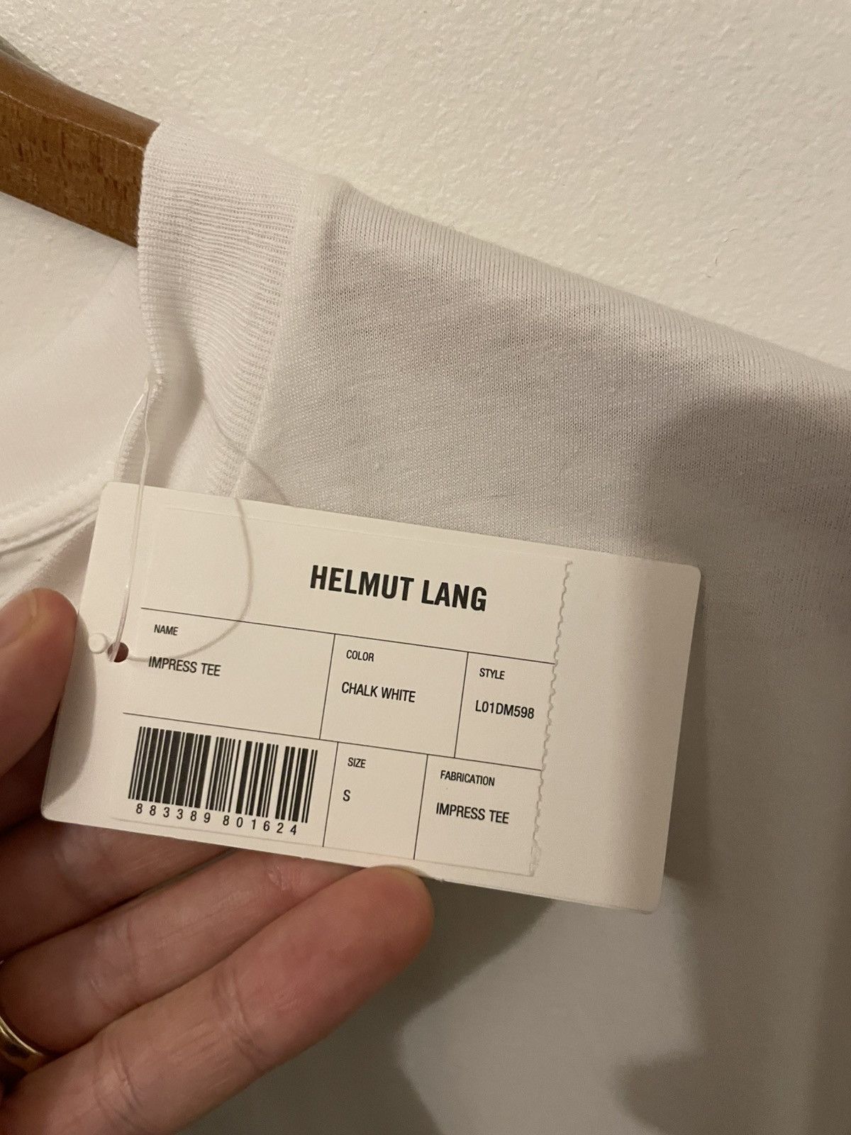 Helmut Lang Helmut Lang “Impress” tee Size US S / EU 44-46 / 1 - 9 Thumbnail