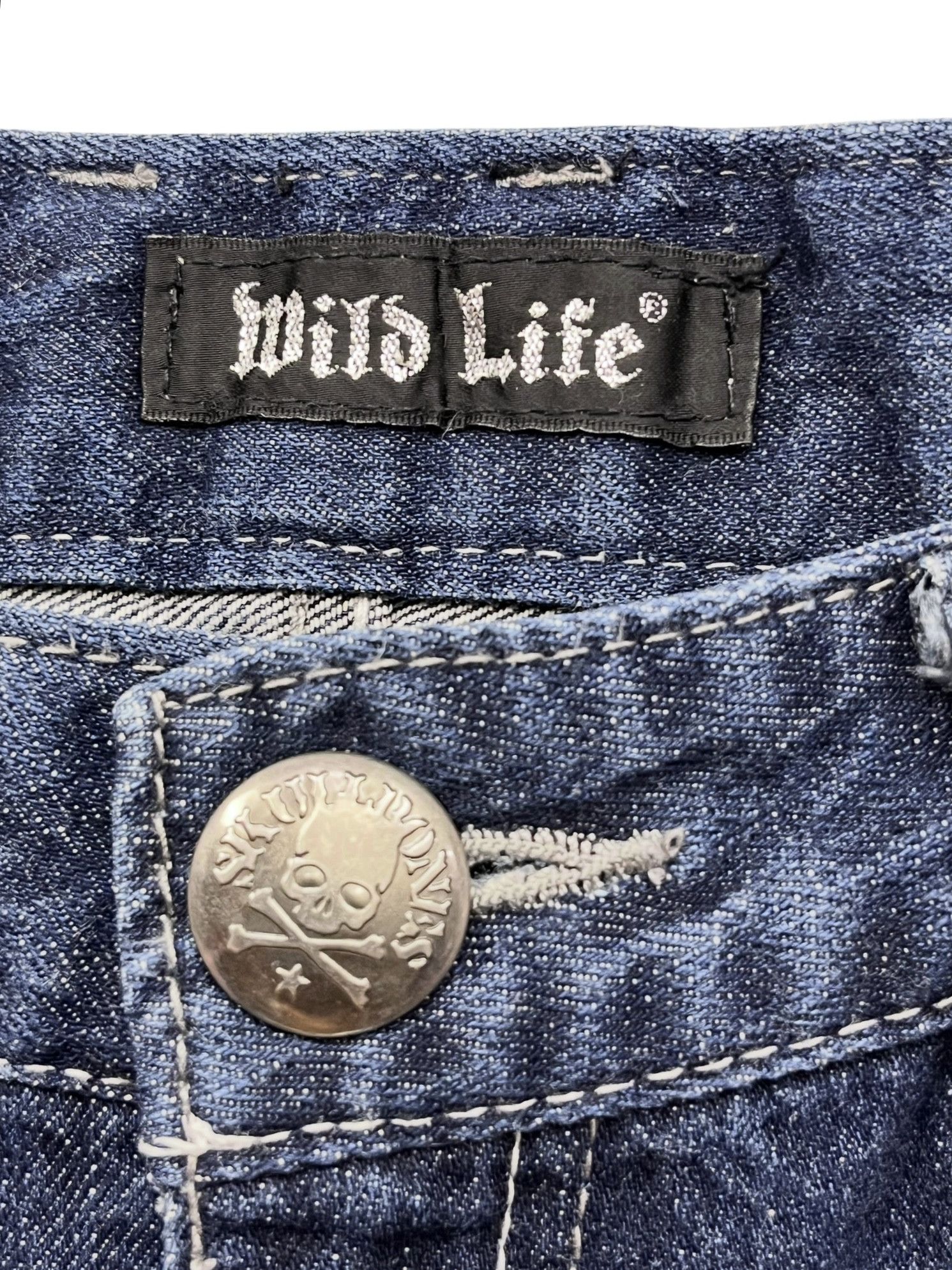 Seditionaries WILD LIFE Punk! Embroidery Skulls Inspired by Number (N)ine Size US 32 / EU 48 - 12 Thumbnail
