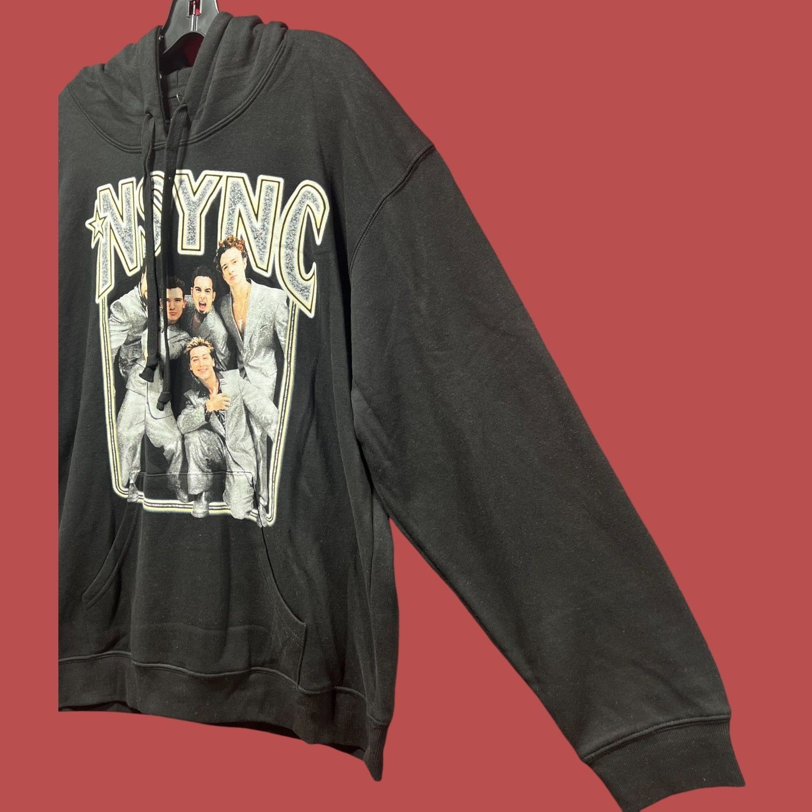 Other NSYNC - Unisex Long Sleeve Hooded Sweatshirt - Black - Extra Size US XL / EU 56 / 4 - 14 Thumbnail