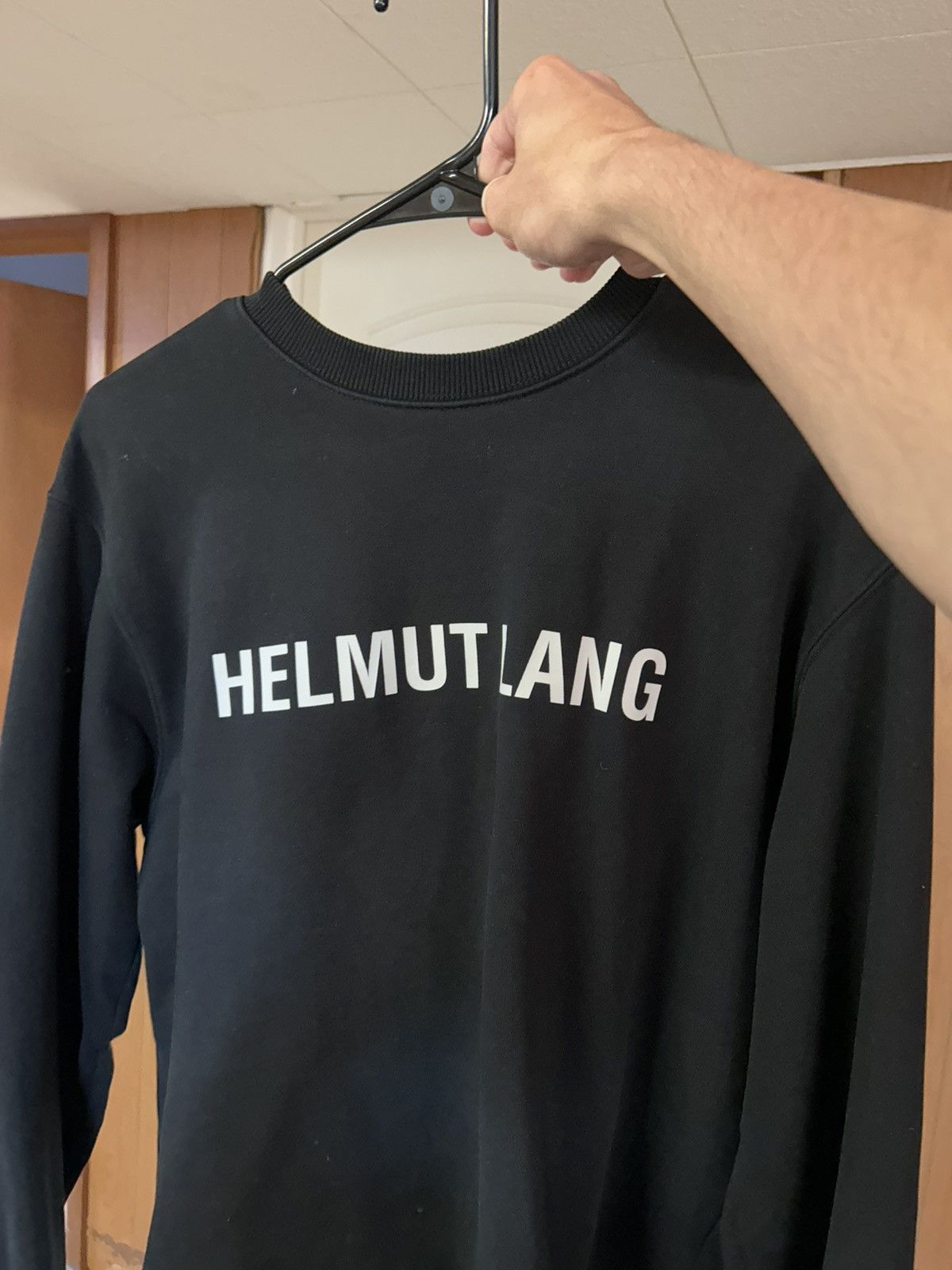 Helmut Lang Helmut lang logo sweater Size US M / EU 48-50 / 2 - 2 Thumbnail