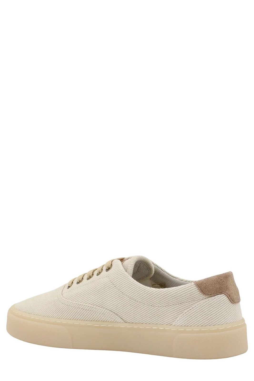 Brunello Cucinelli o1w1db10725 Branded Lace Up Sneakers in White Size US 12 / EU 45 - 2 Thumbnail