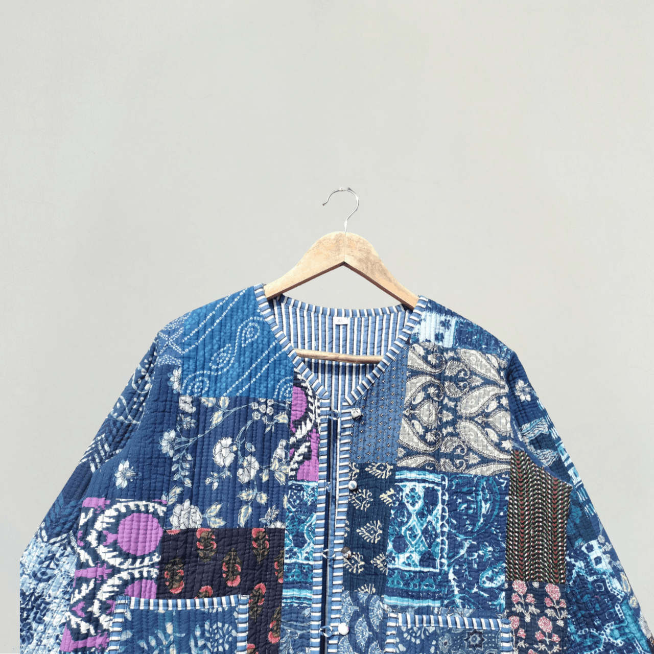 Vintage Vintage Reversible Quilted Jacket Size M / US 6-8 / IT 42-44 - 3 Thumbnail