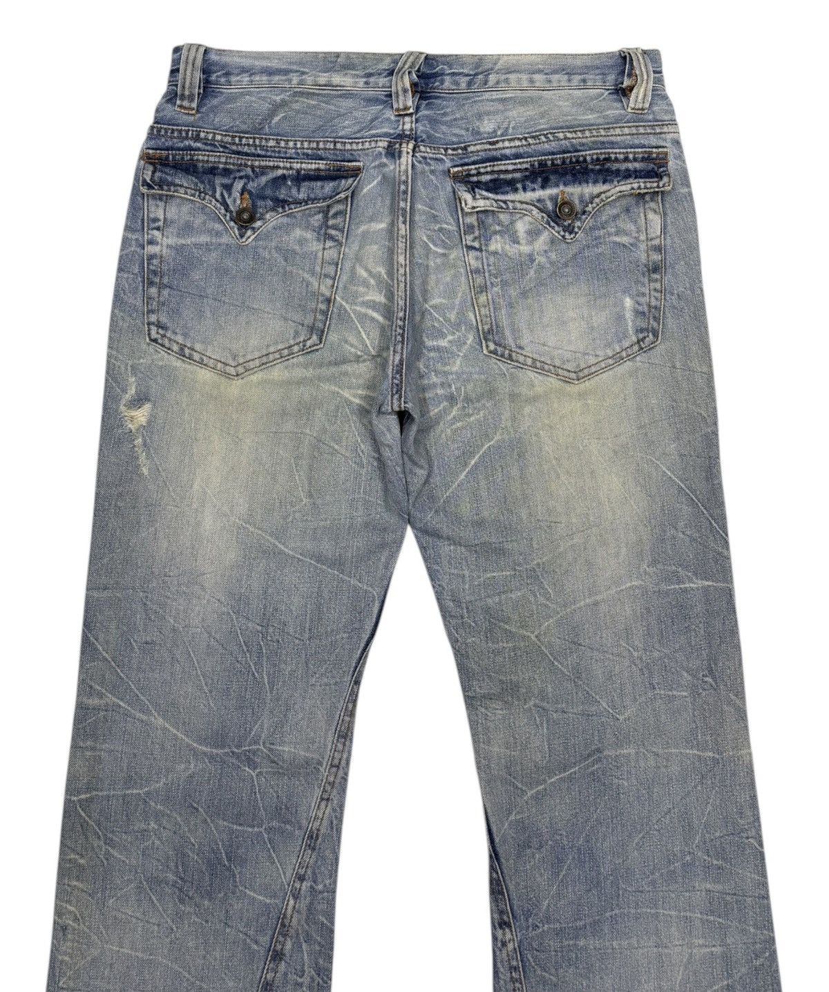 Hysteric Glamour FLARED🔥NYLAUS CLOTHING FLARED JEANS DISTRESSED DENIM JEANS Size US 34 / EU 50 - 6 Thumbnail