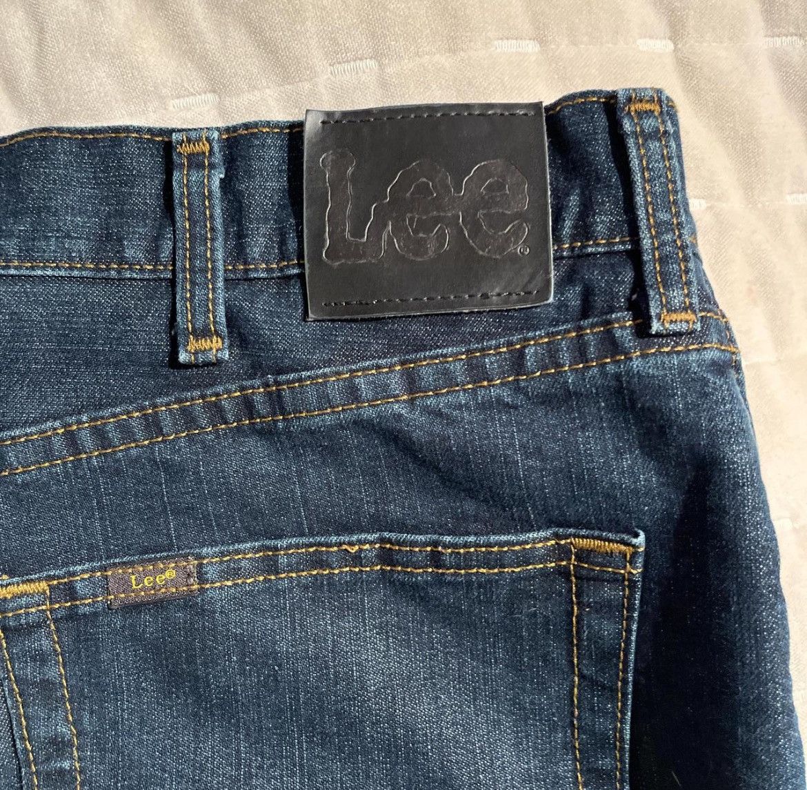 Lee × Vintage 36x29 Lee Fleece Lined Heavyweight Blue Jeans Size US 36 / EU 52 - 4 Thumbnail