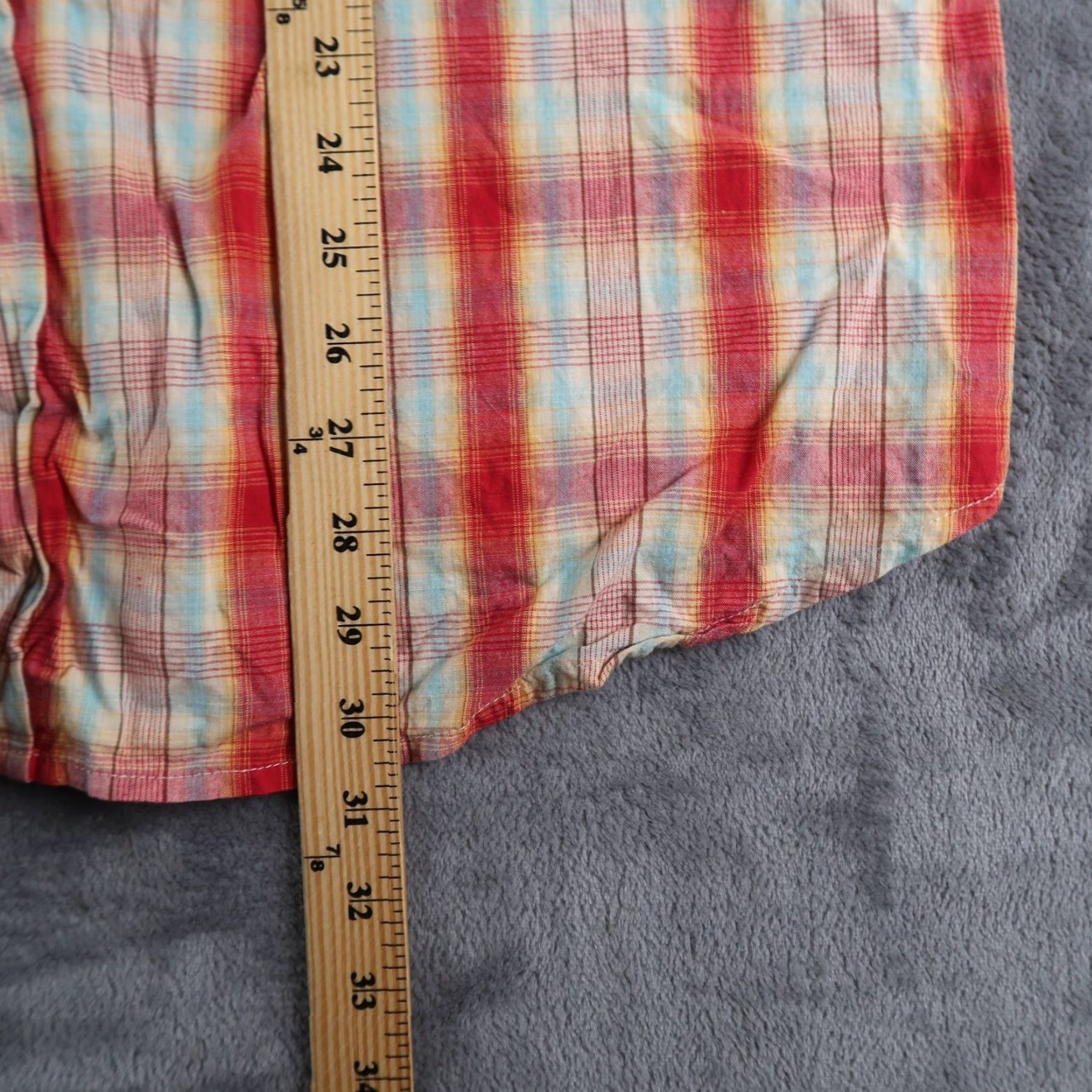 CO TP Saddle Blanket & Trading Co Shirt Mens L Red Long Sleeve Western Snap Shirt Size US L / EU 52-54 / 3 - 6 Thumbnail