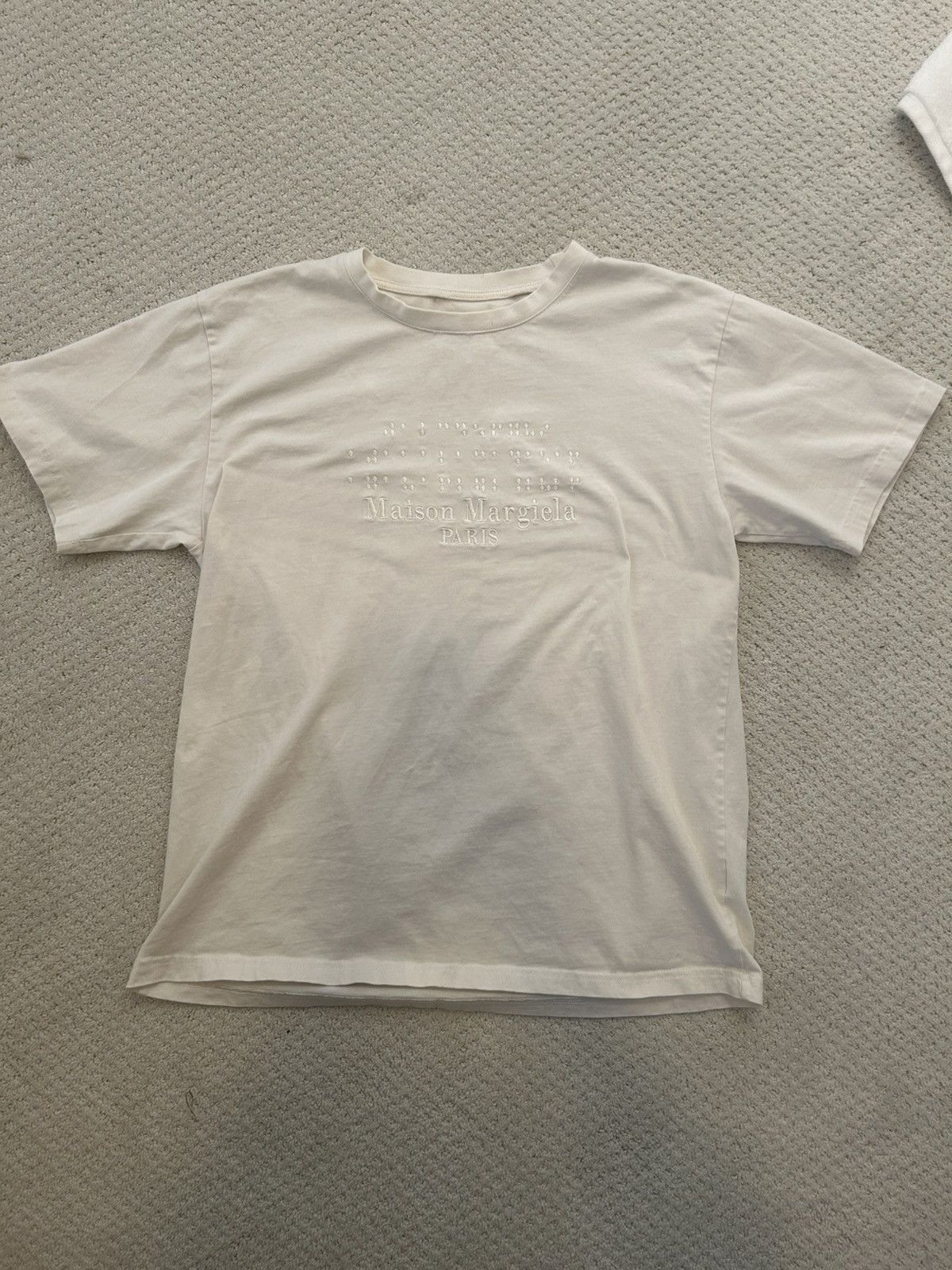Maison Margiela Maison Margiela SS20 “Braille” Tee Size US M / EU 48-50 / 2 - 1 Thumbnail
