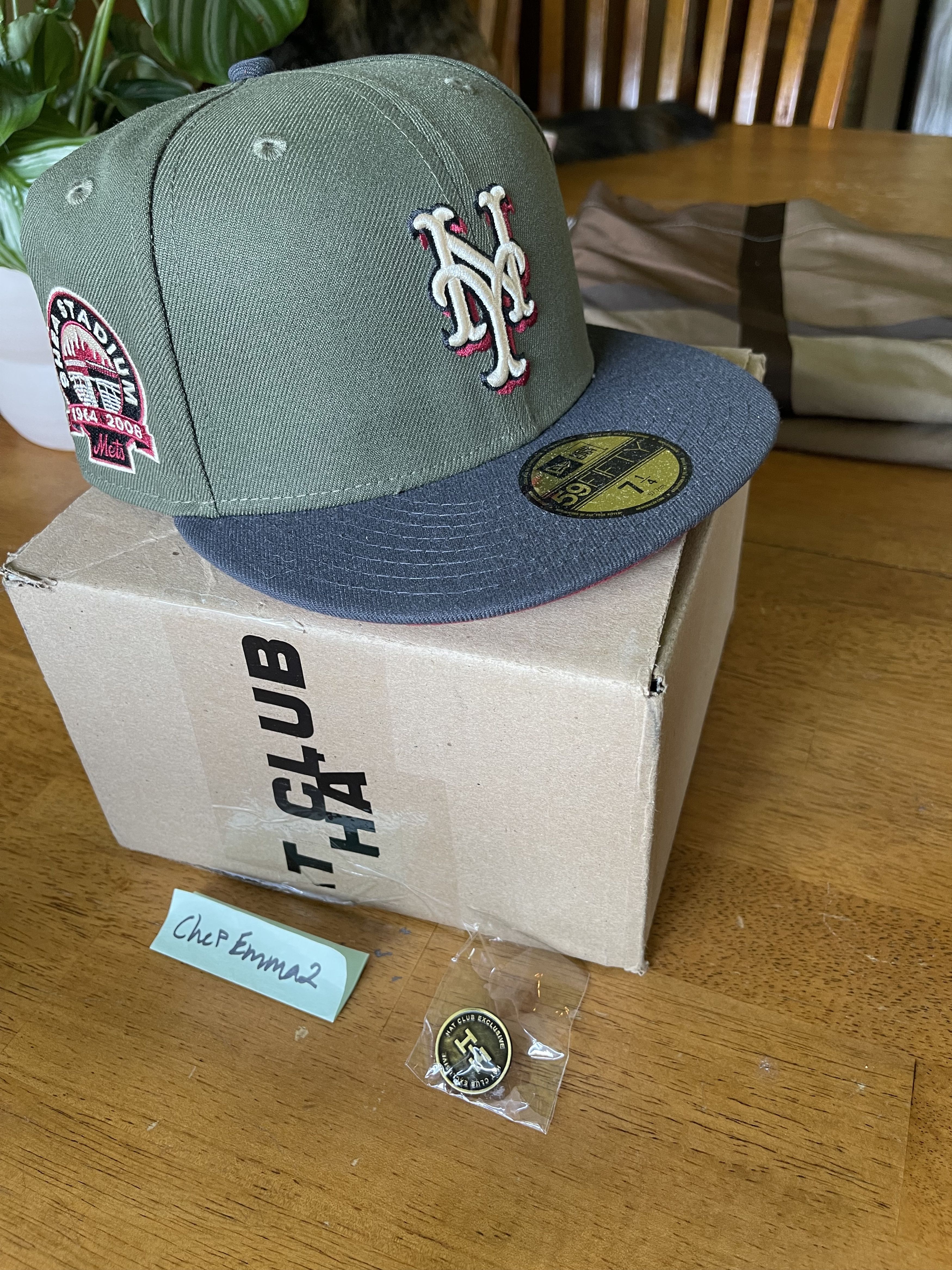 New Era 7 1/4 Hatclub Horror Pack New York Mets Olive Green Red