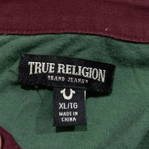 True Religion × Vintage Vintage True Religion Brand Jeans Two Tone Rugby Size US XL / EU 56 / 4 - 4 Thumbnail
