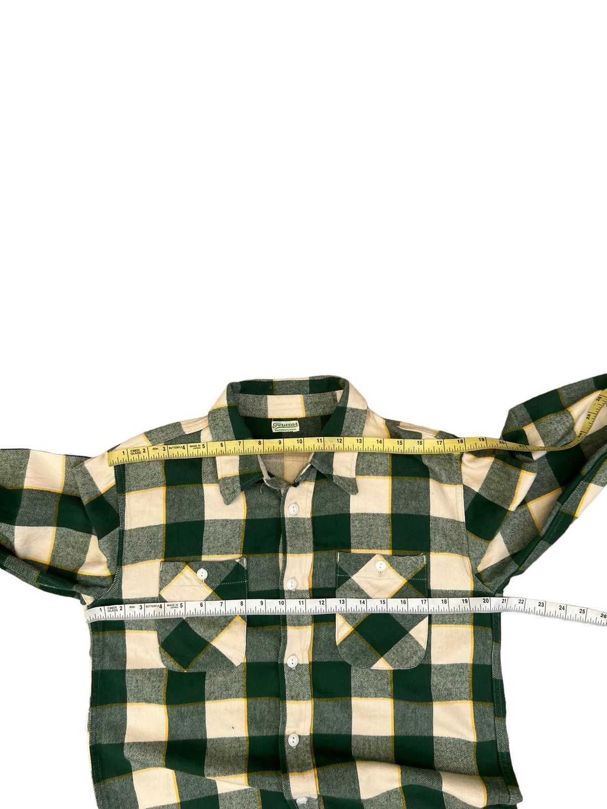 Japanese Brand Masterpiece Brand Japan Checked Gusset Flannel Work Shirt Size US M / EU 48-50 / 2 - 3 Thumbnail