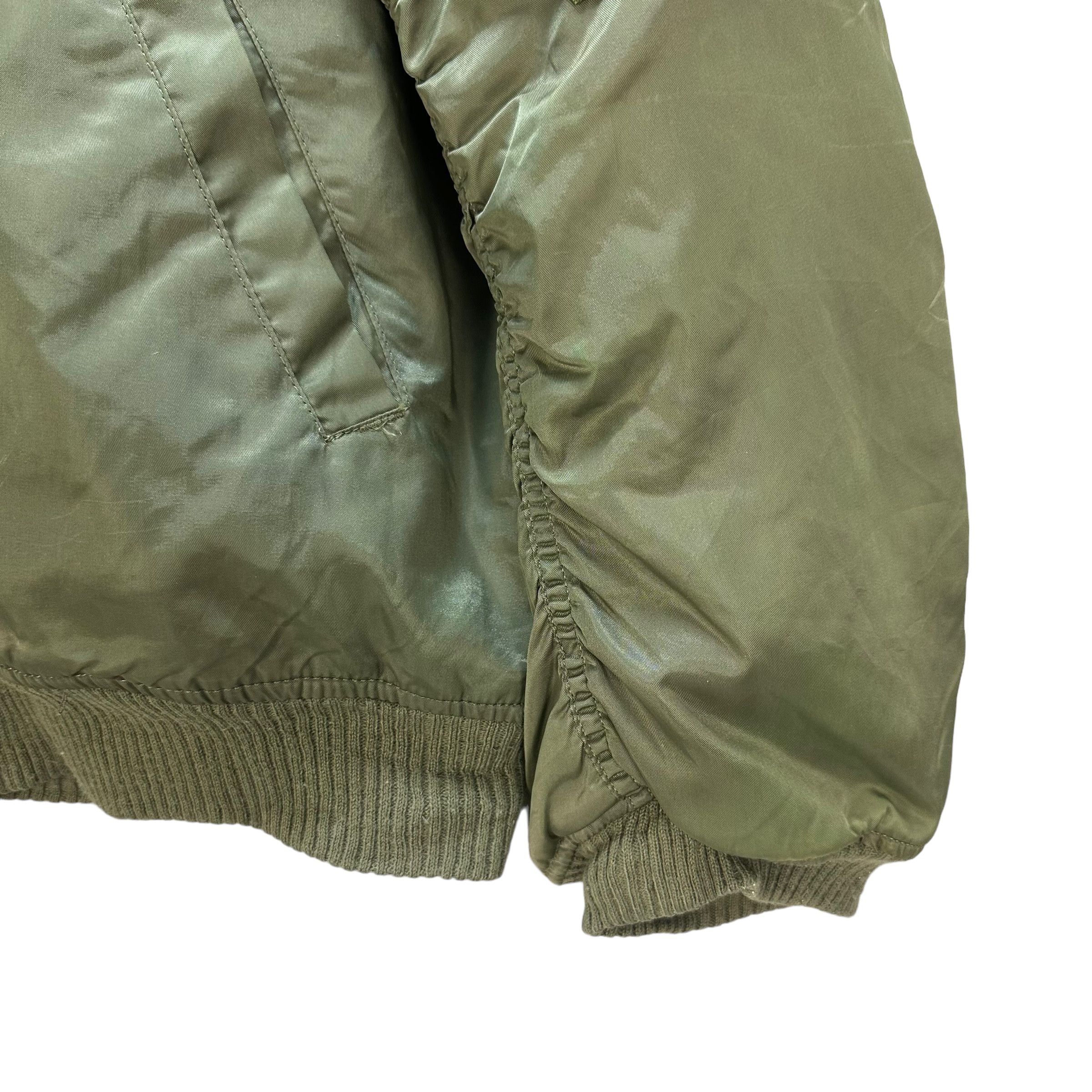 Vintage BACK FIRE USA Big Logo MA-1 Bomber Jacket #A9-0215 Size US L / EU 52-54 / 3 - 7 Thumbnail
