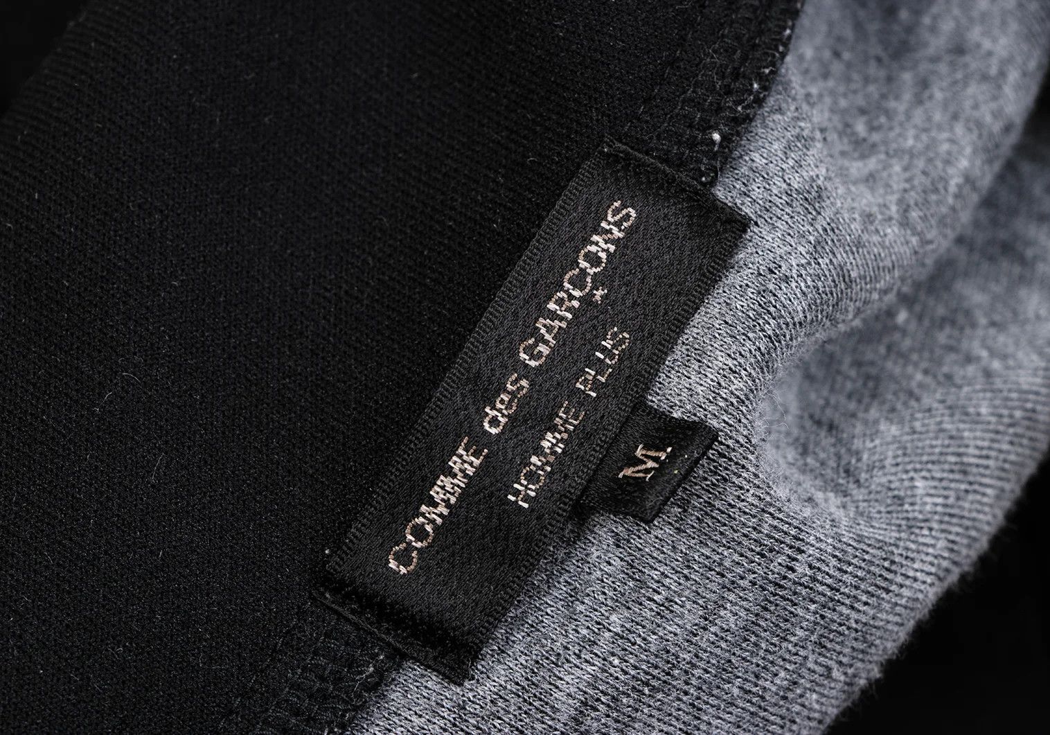 Comme des Garcons Homme Plus Black Zip-Up Jersey Blouson in Size M Size US M / EU 48-50 / 2 - 14 Thumbnail