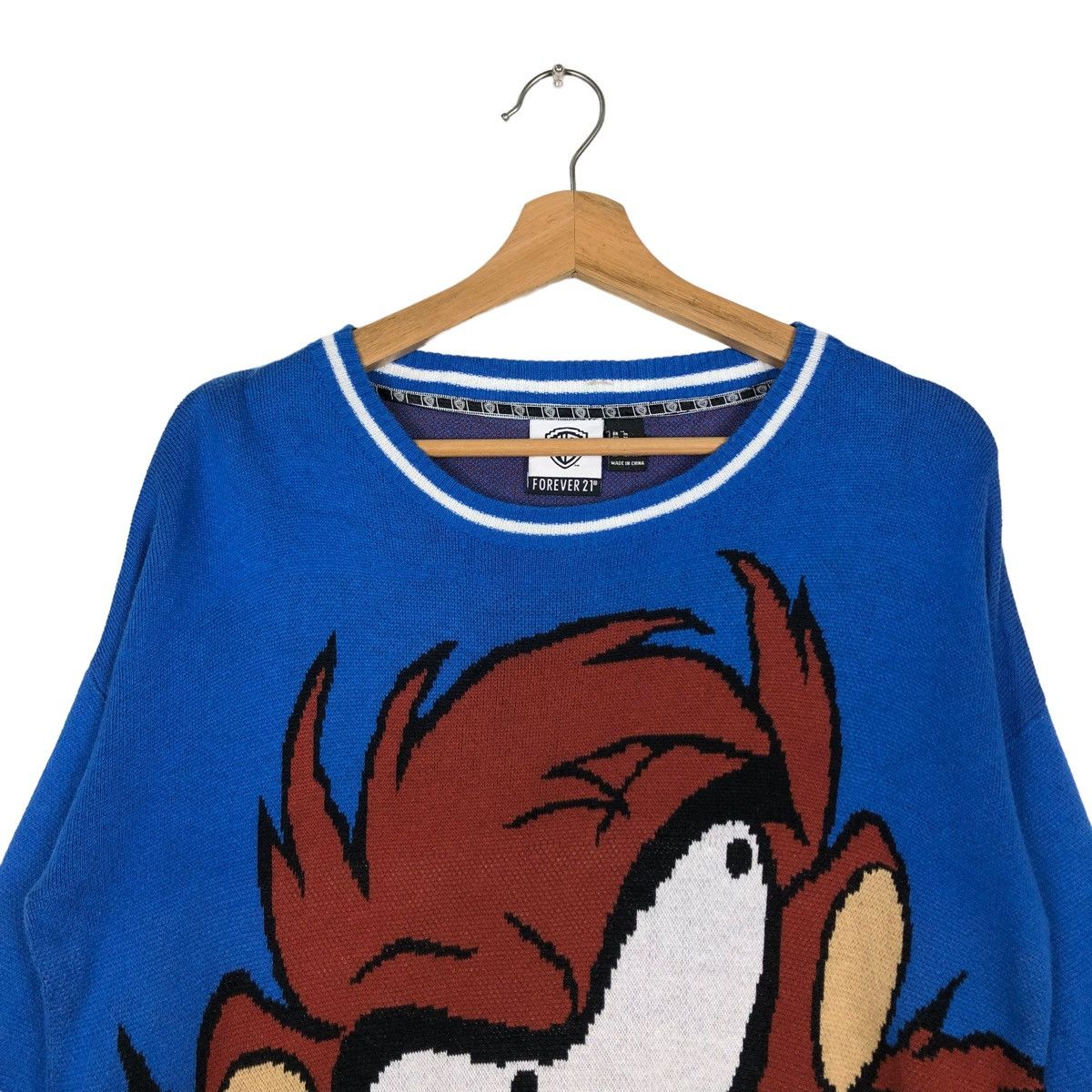 Cartoon Network VINTAGE KNIT SWEATSHIRT WARNER BROS BIG LOGO RARE DESIGN Size US M / EU 48-50 / 2 - 2 Thumbnail