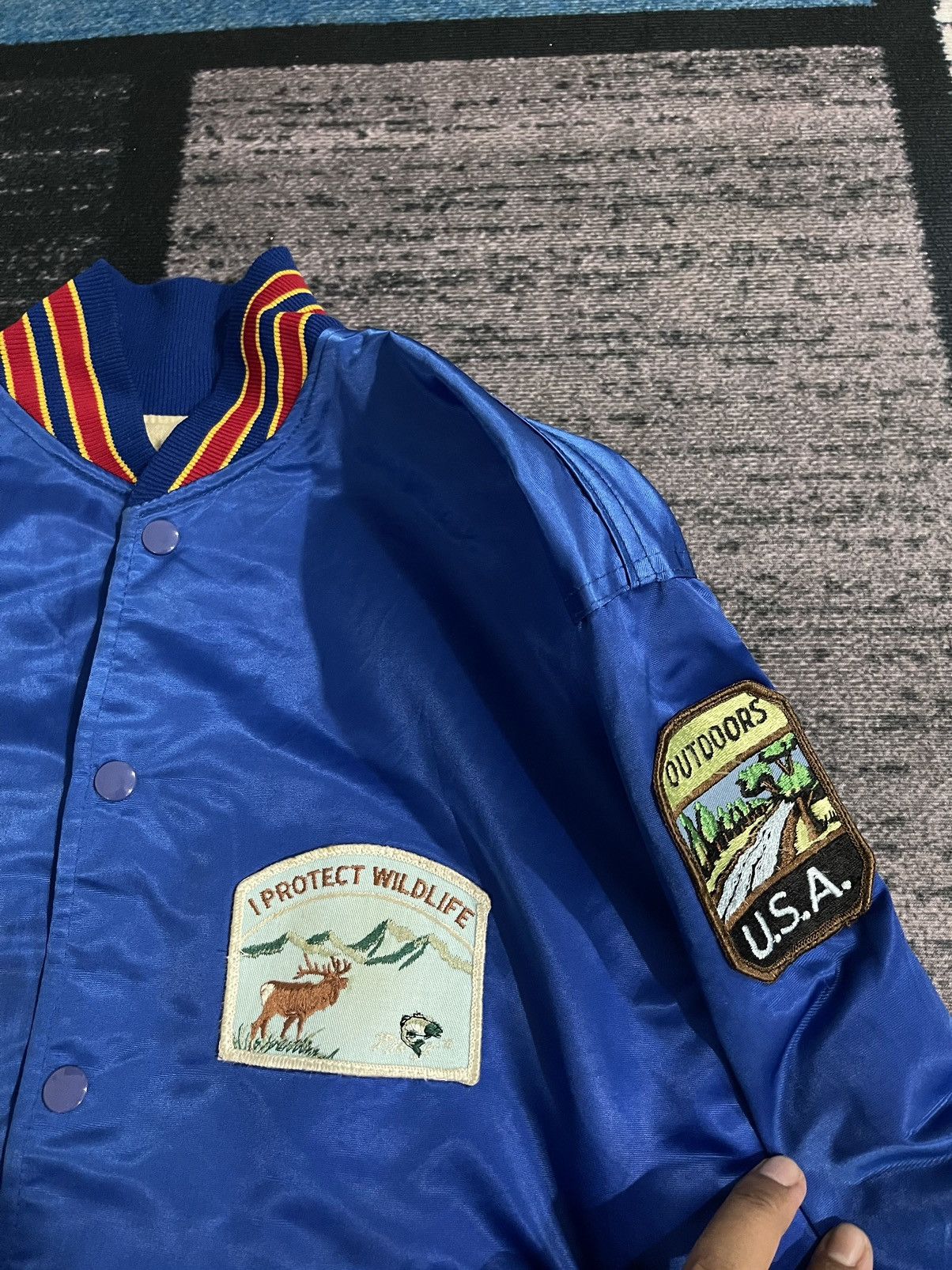 Vintage Vintage Oregon Usa Varsity Jacket Size US L / EU 52-54 / 3 - 6 Thumbnail