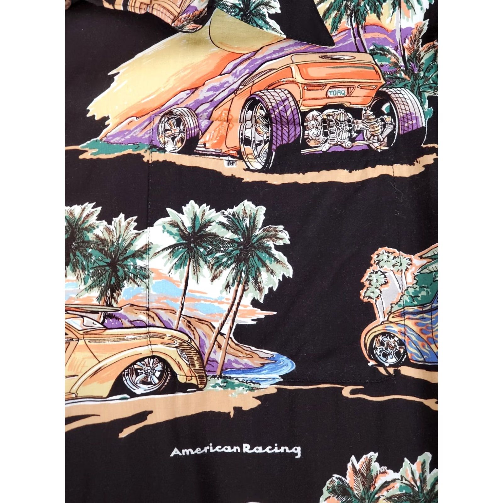 Reyn Spooner Reyn Spooner Shirt Mens L Black Hawaiian Traditionals American Racing Hot Rods Men Size Size US L / EU 52-54 / 3 - 3 Thumbnail